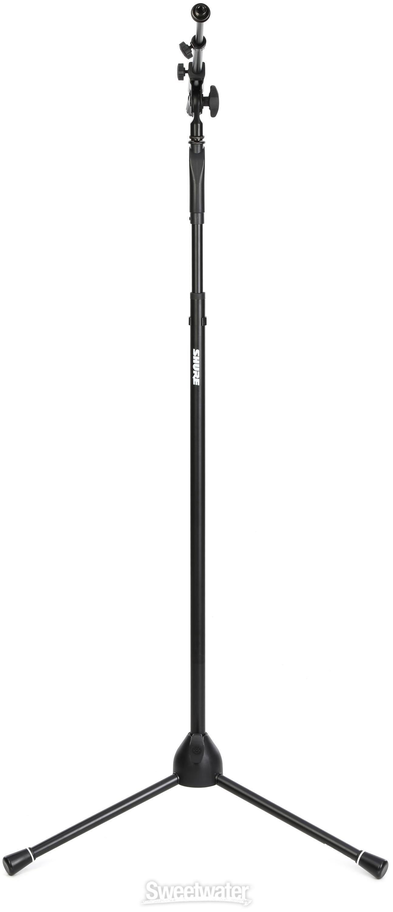 SHURE by GATOR SH-TRIPODSTANDLP ショート 三脚 ブーム マイクスタンド ブームスタンド Tripod Mic Stand with Telescoping Boom - Gator Cases