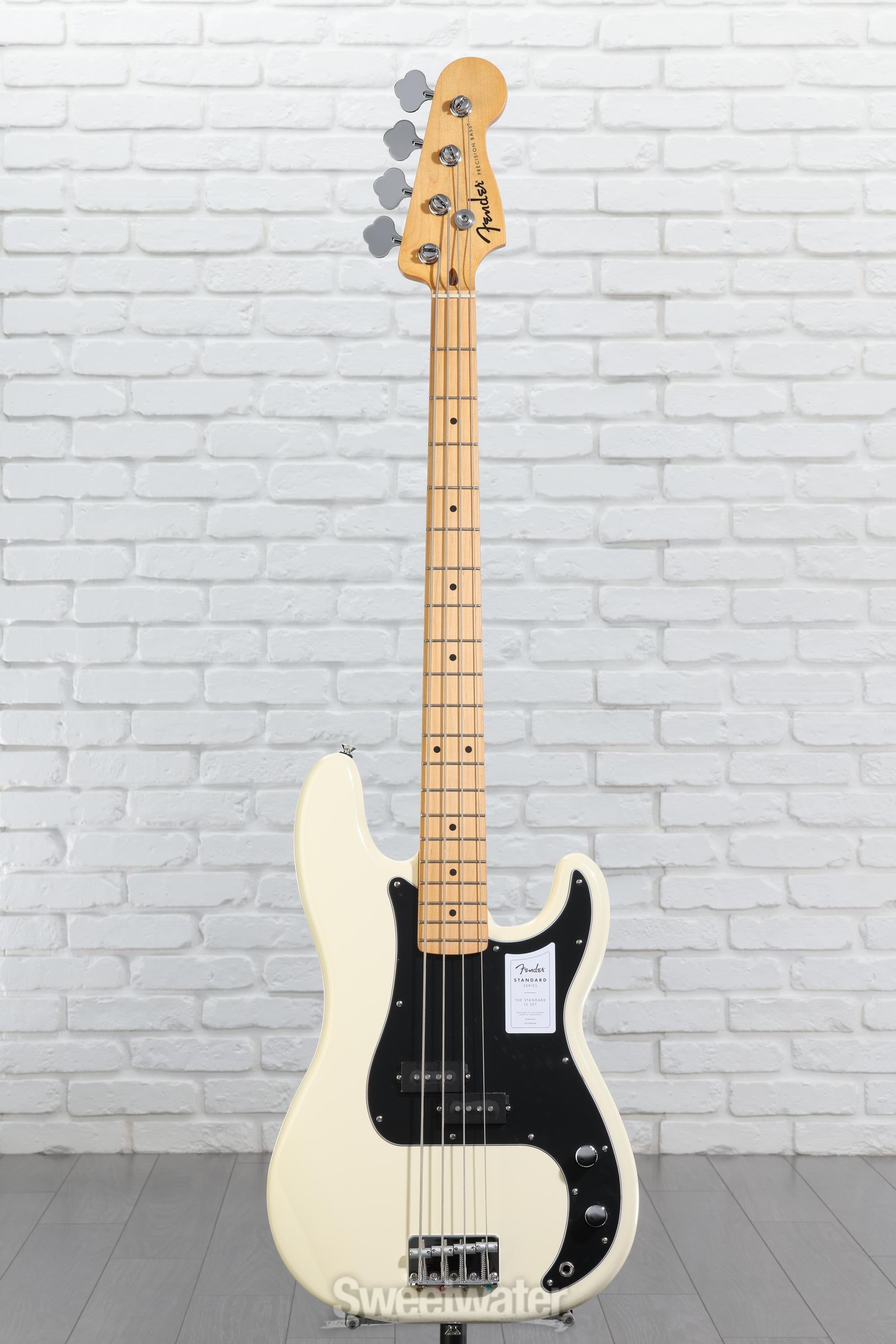 Fender Standard Precision Bass - Olympic White | Sweetwater