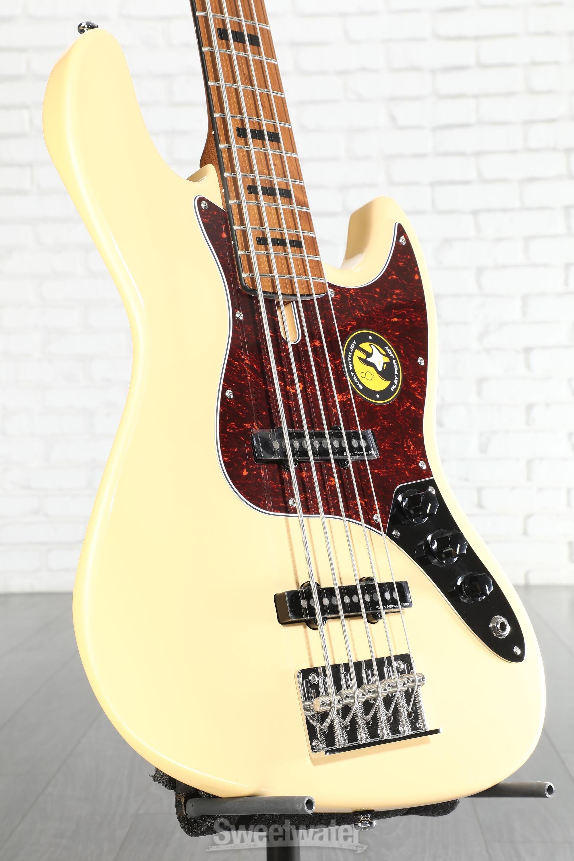 Sire Marcus Miller V5 Alder 5-string Bass Guitar - Vintage White