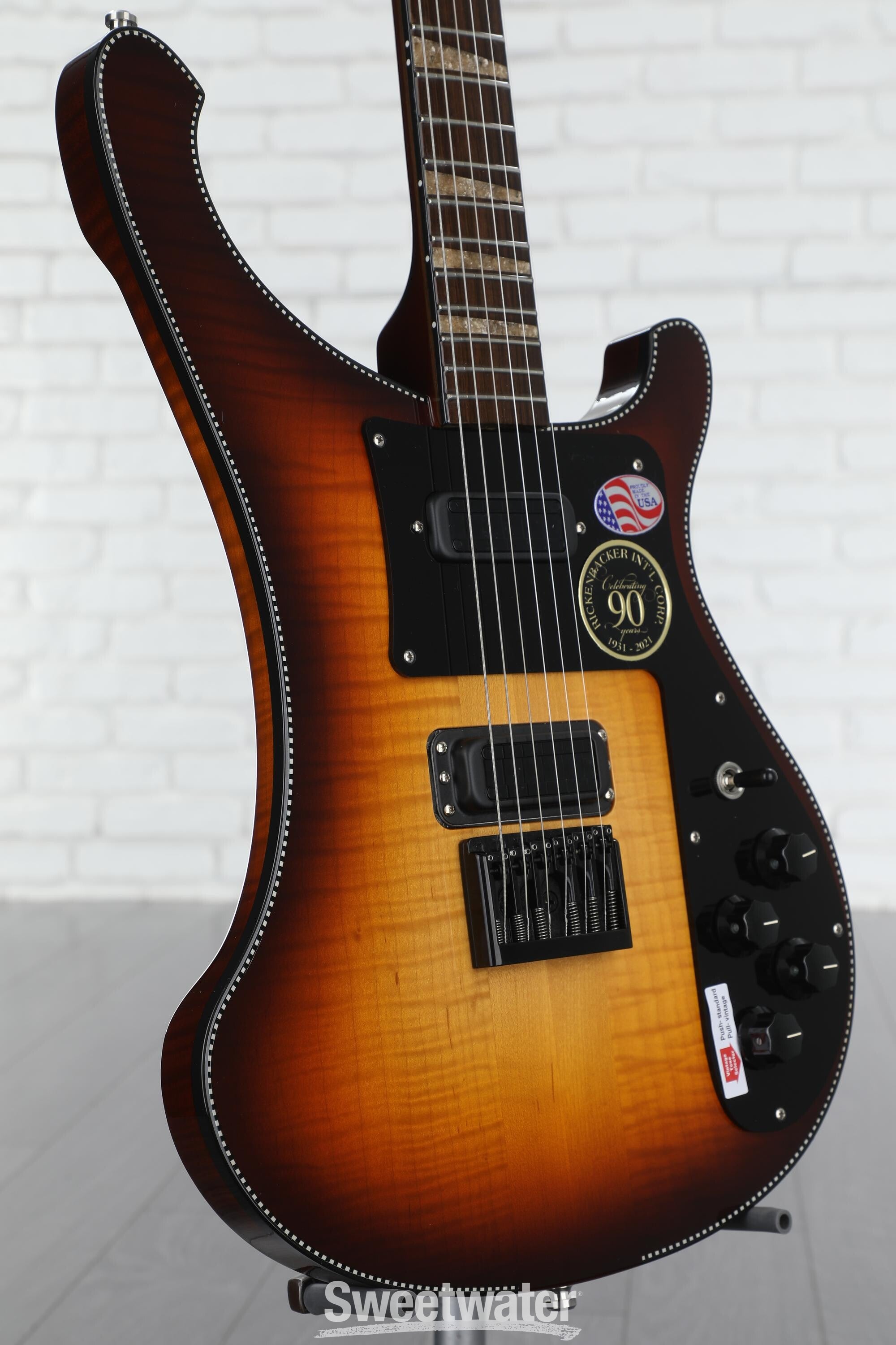 Rickenbacker 480XC Electric Guitar - TobaccoGlo | Sweetwater