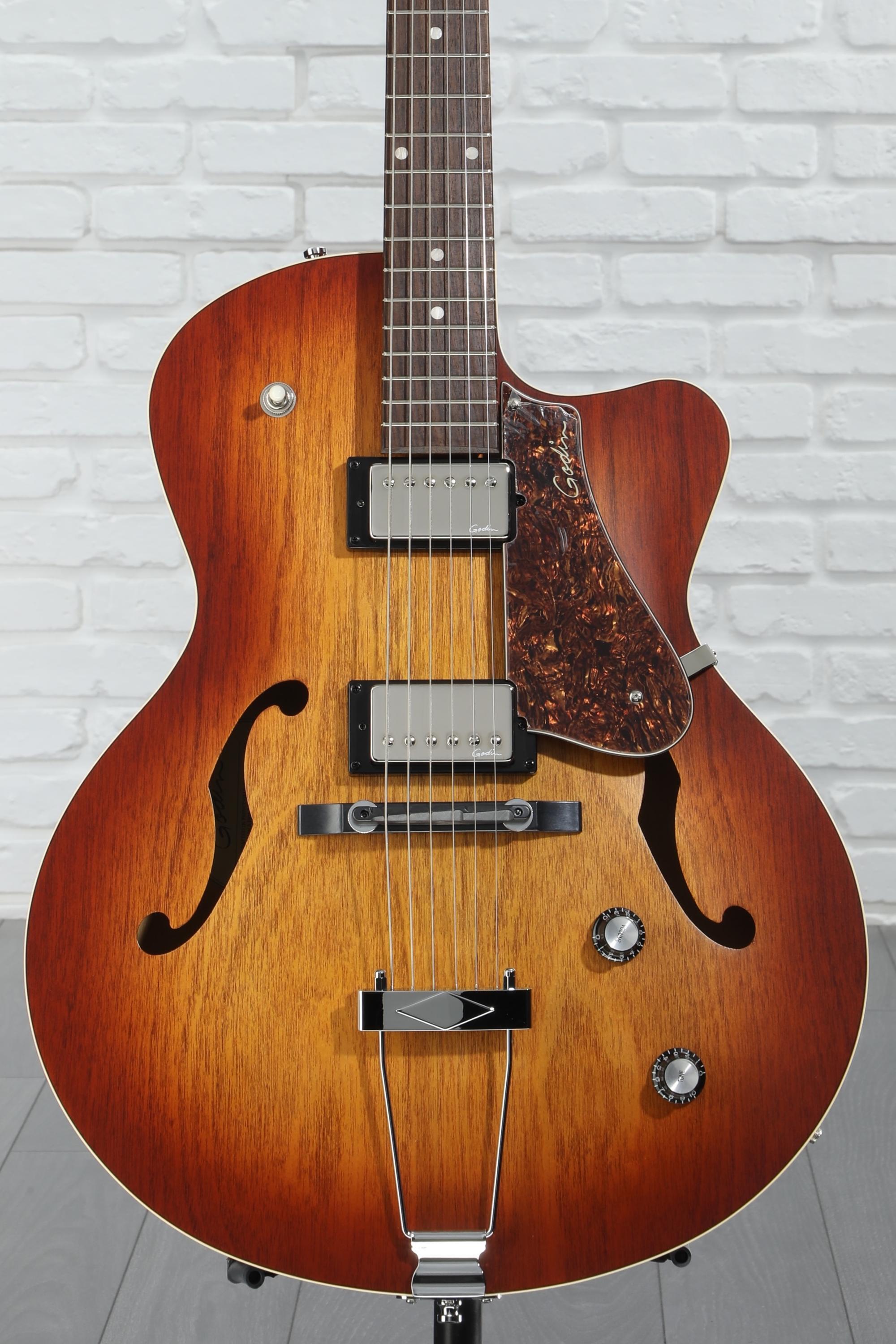 Godin 5th Avenue CW Kingpin II HB Hollowbody Electric Guitar