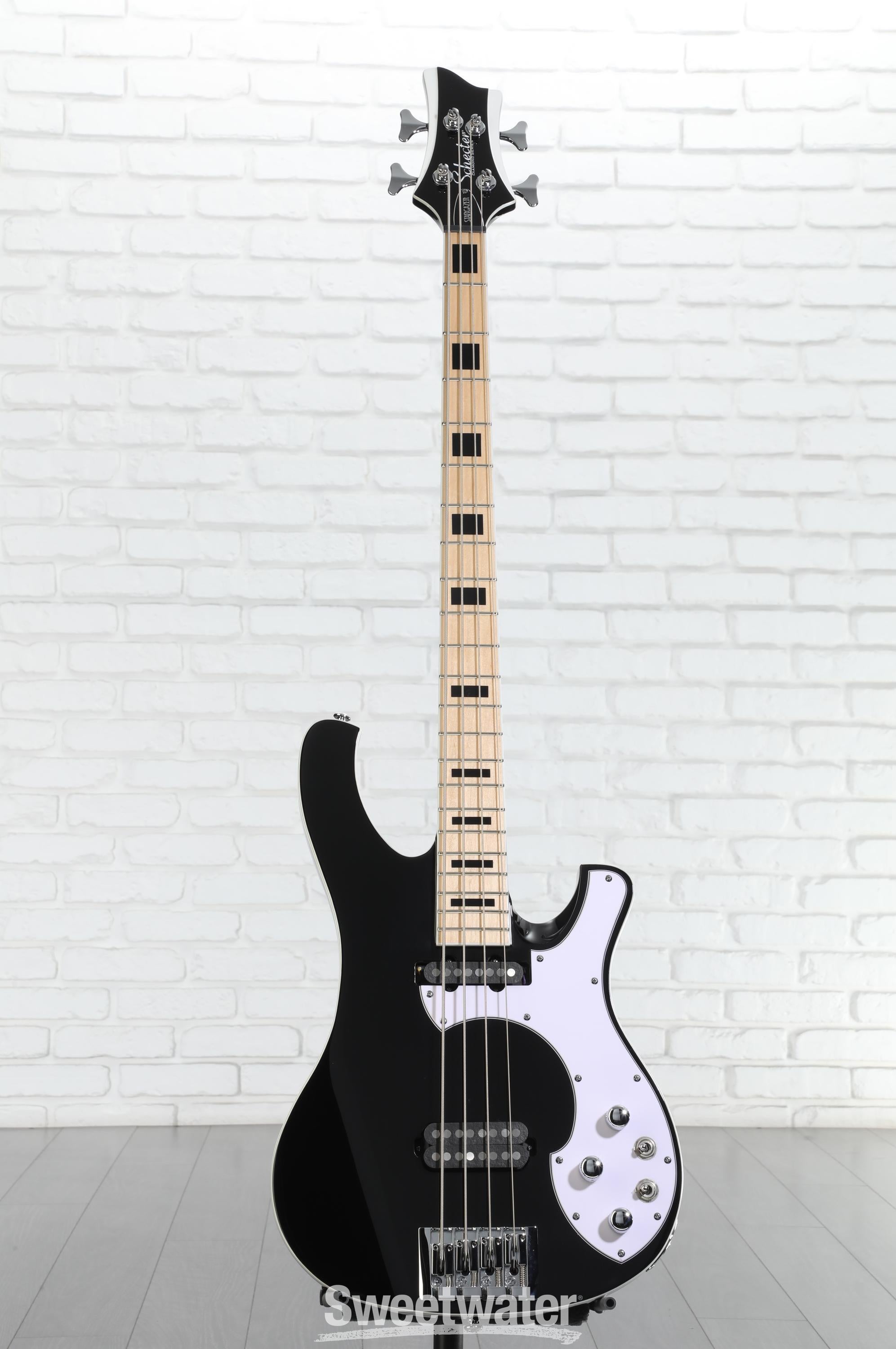 Schecter Stargazer 4 Bass Guitar - Black | Sweetwater