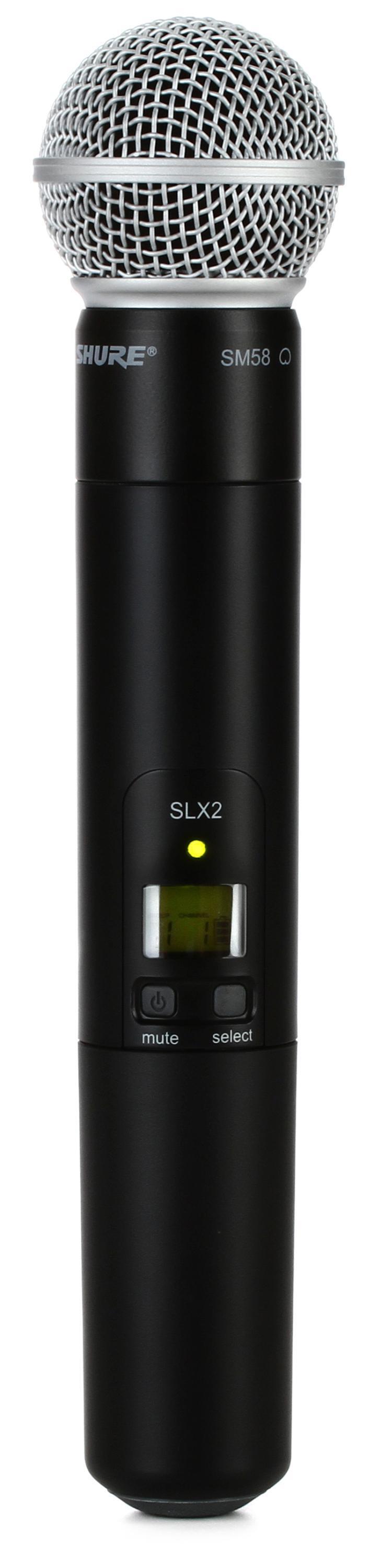 Shure SLX2/SM58 Wireless Handheld Microphone Transmitter - G5 Band