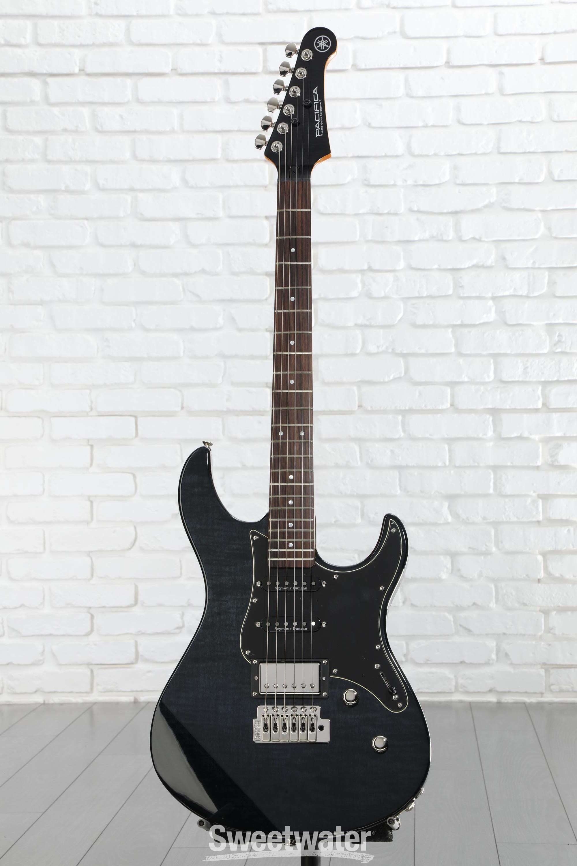 Yamaha PAC612VIIFM Pacifica Electric Guitar - Translucent Black