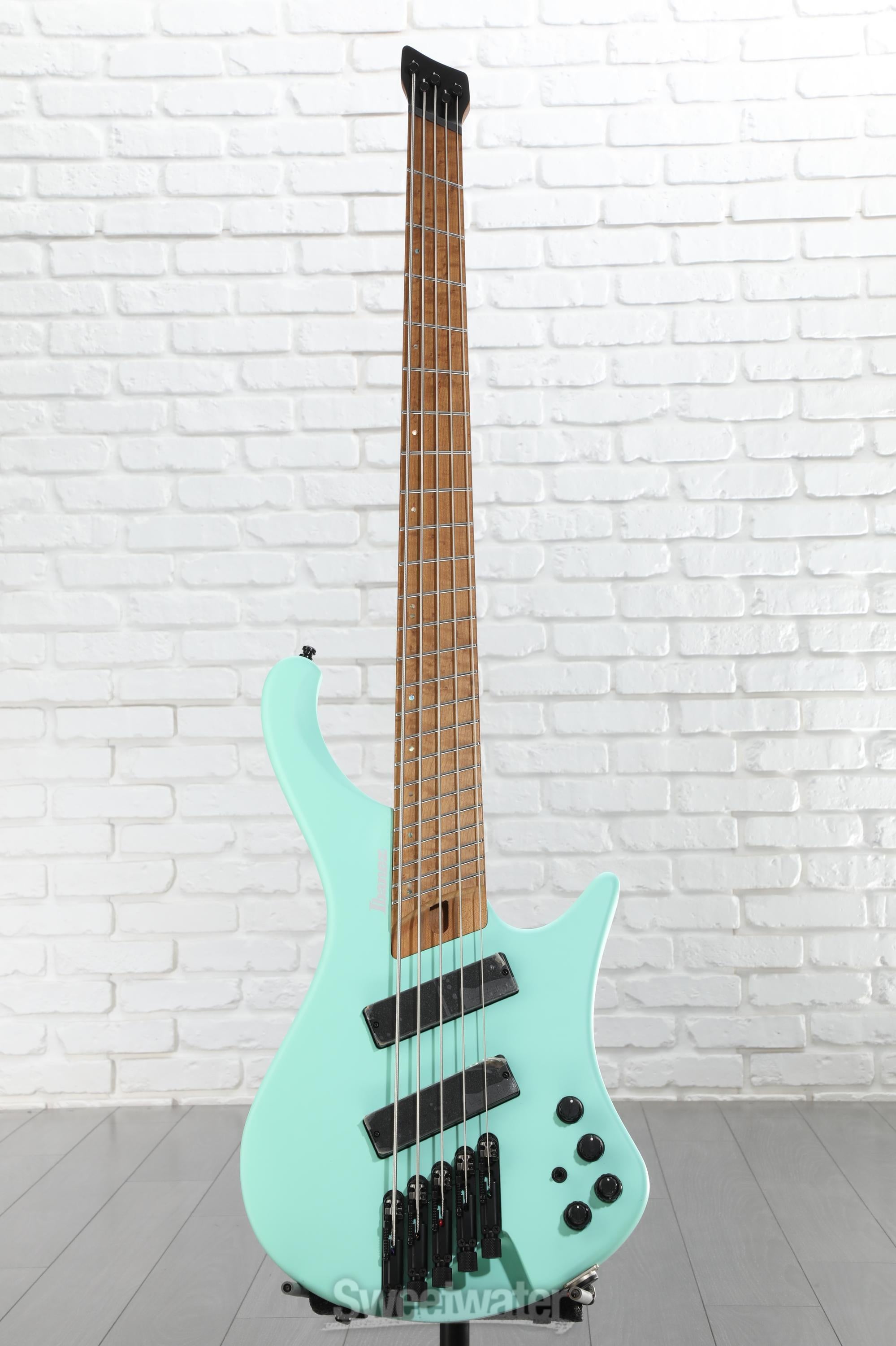 EHB–1005MS Ibanez Bass Workshop EHB1005MS Bass Guitar - Sea Foam Green Matte