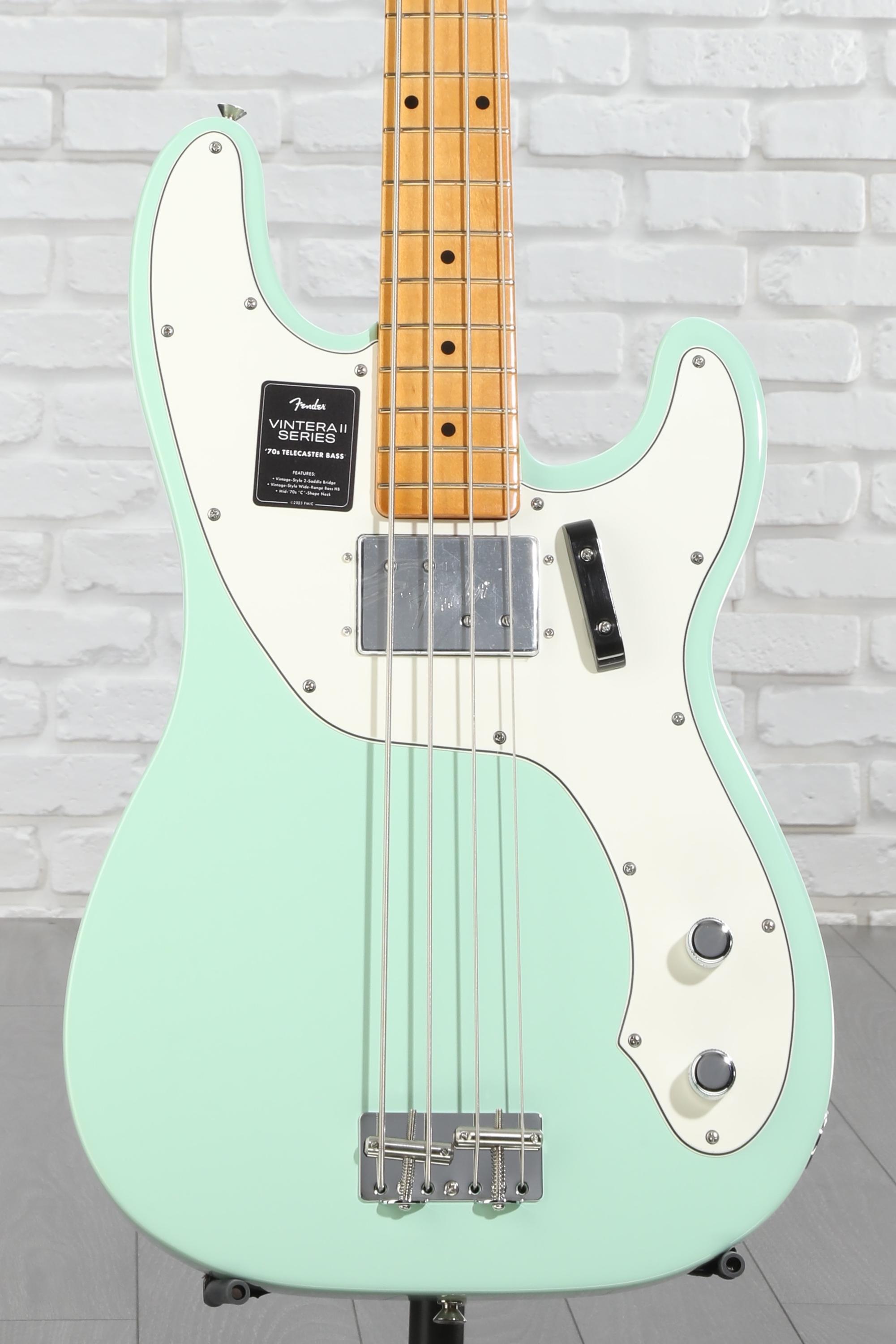 Fender Vintera II '70s Telecaster Bass - Surf Green | Sweetwater