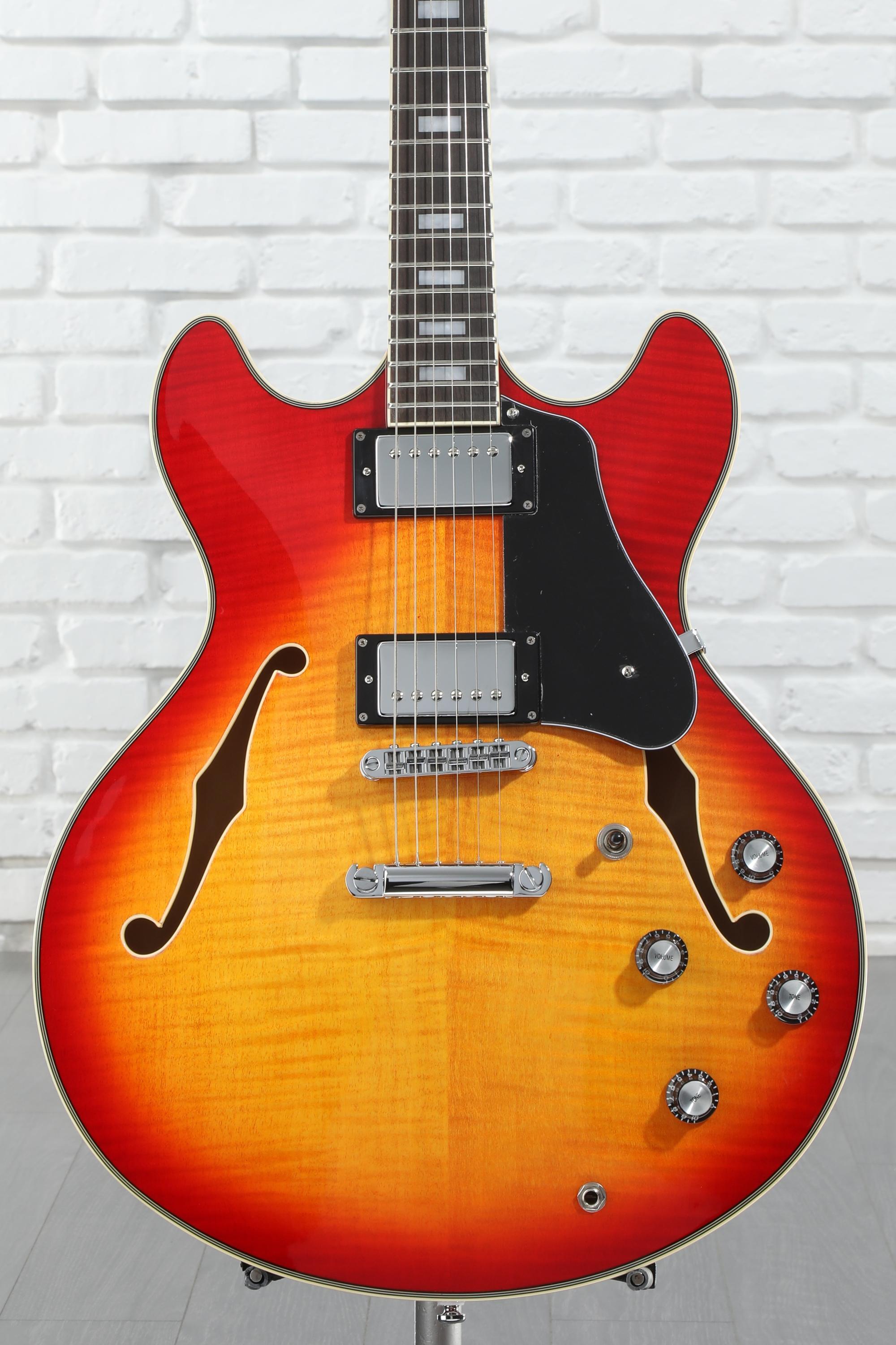 Sire Larry Carlton H7 Semi-hollow Electric Guitar - Cherry