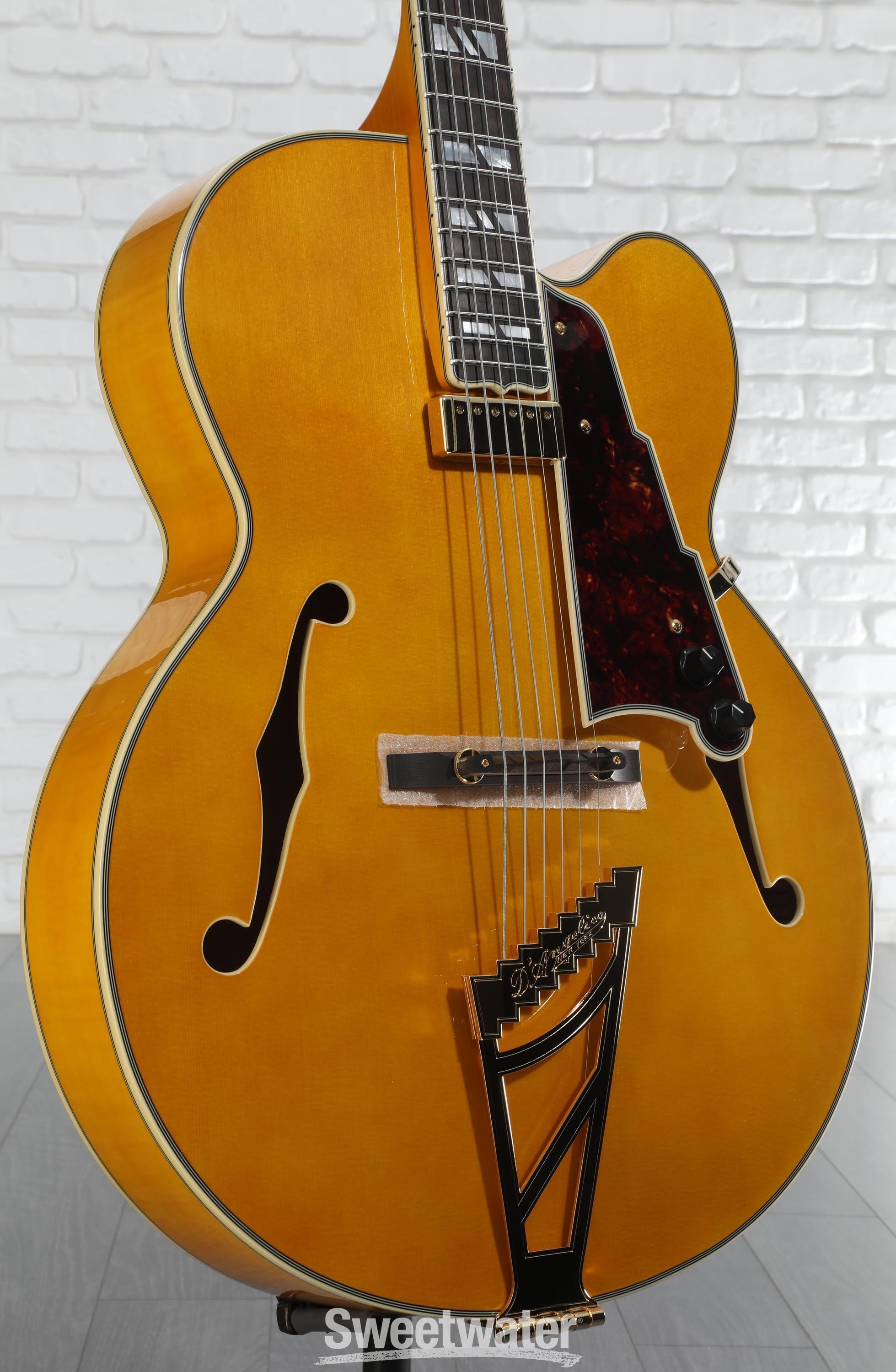 D'Angelico Excel EXL-1 Hollowbody Electric Guitar - Amber