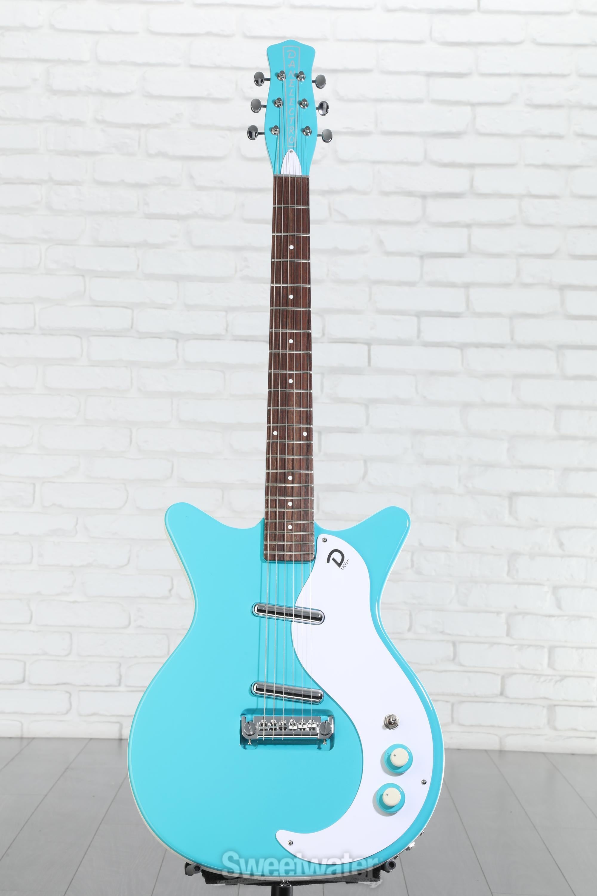 Danelectro '59M NOS+ Electric Guitar - Baby Blue | Sweetwater