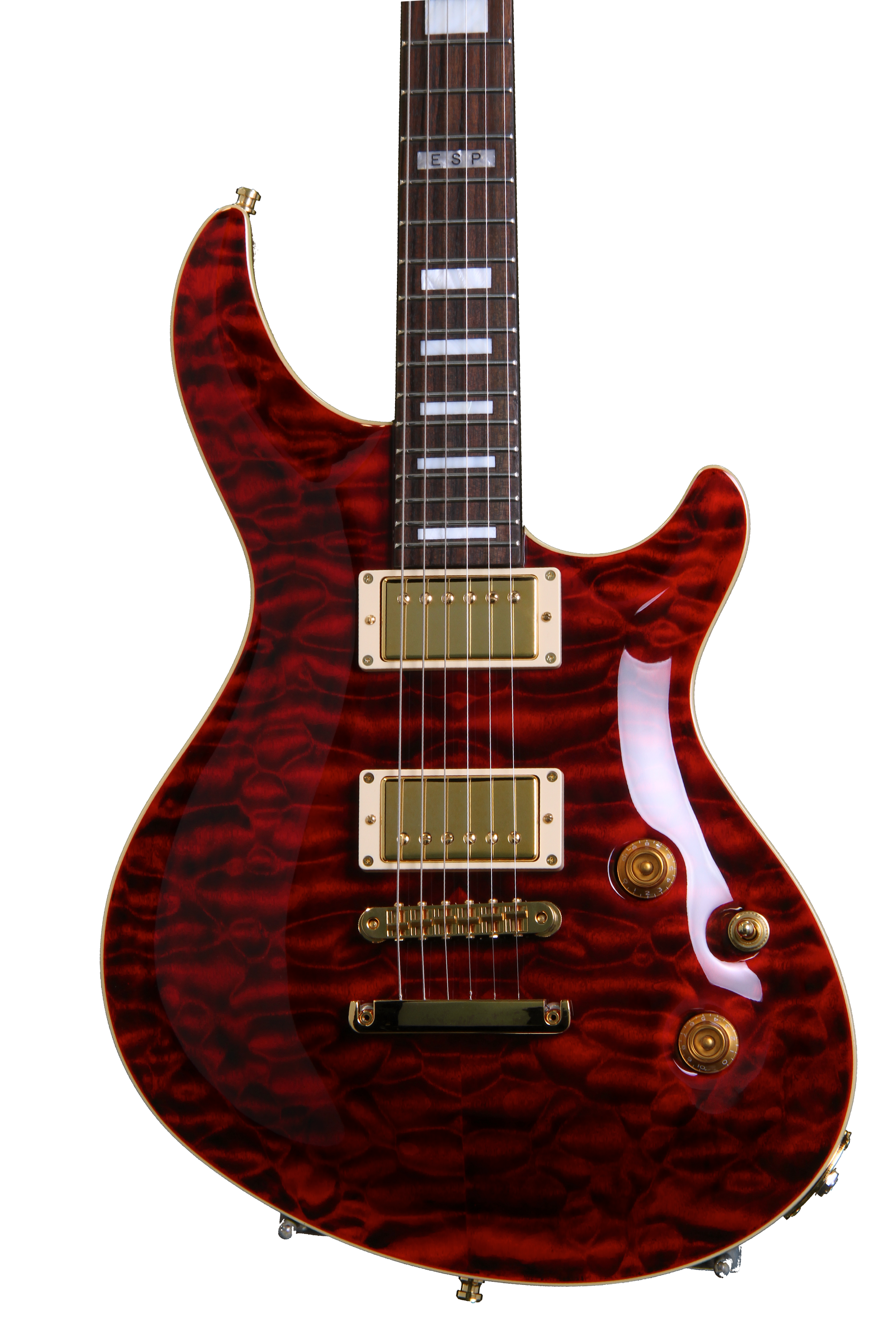 ESP E-II Mystique - See Thru Black Cherry, Quilted Maple ESP E-II Mystique - See Thru Black Cherry, Quilted Maple