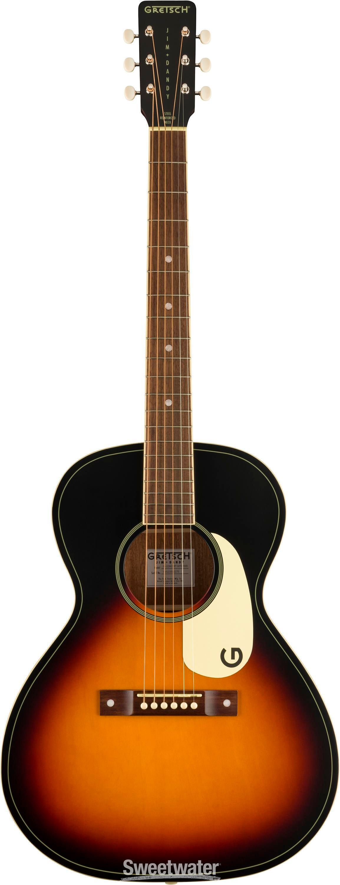 Gretsch Jim Dandy Concert Acoustic Guitar - Rex Burst | Sweetwater