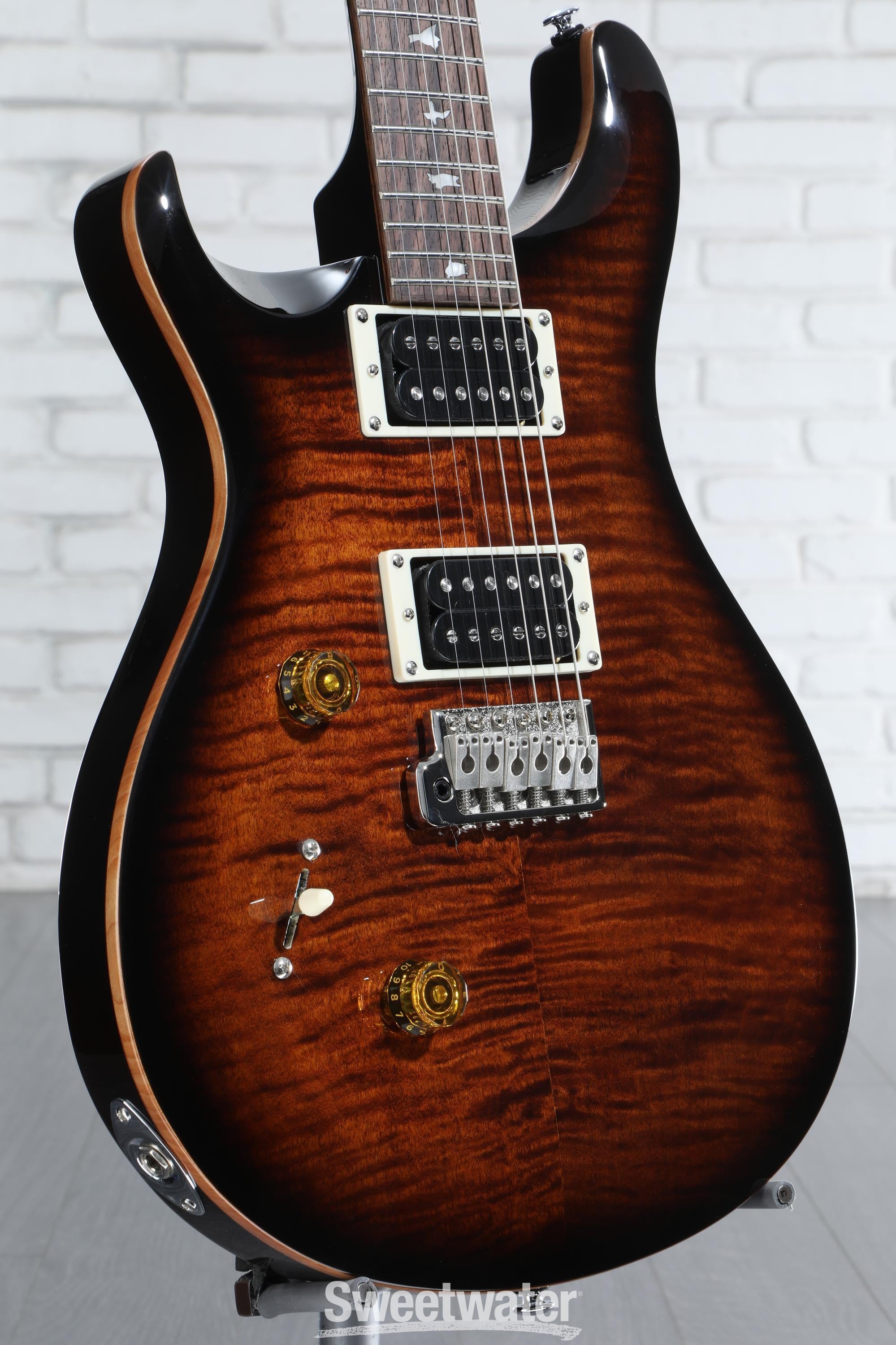 PRS SE Custom 24 Left-handed Electric Guitar - Black Gold