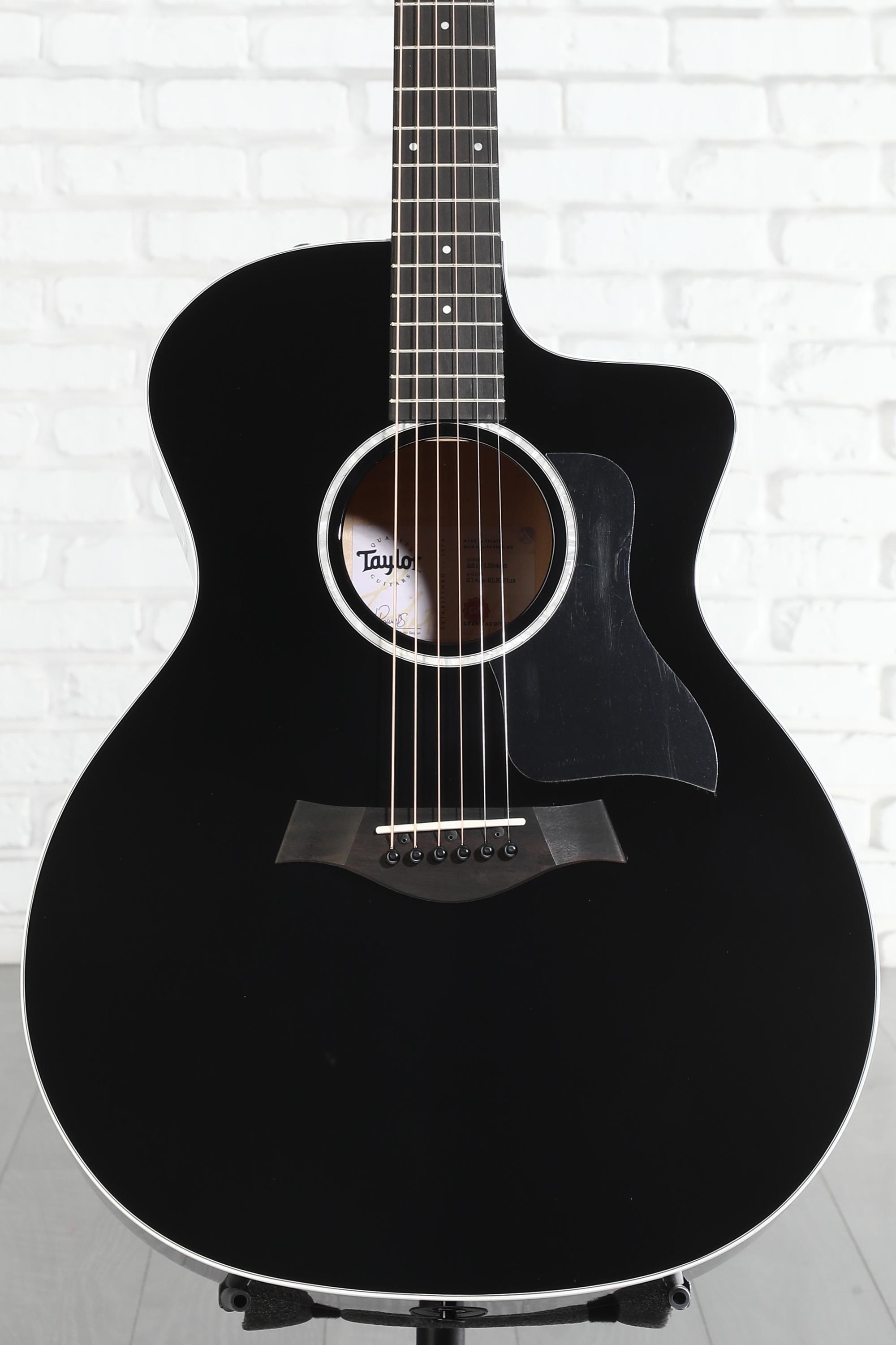 Taylor 214ce Plus Acoustic-electric Guitar - Black | Sweetwater