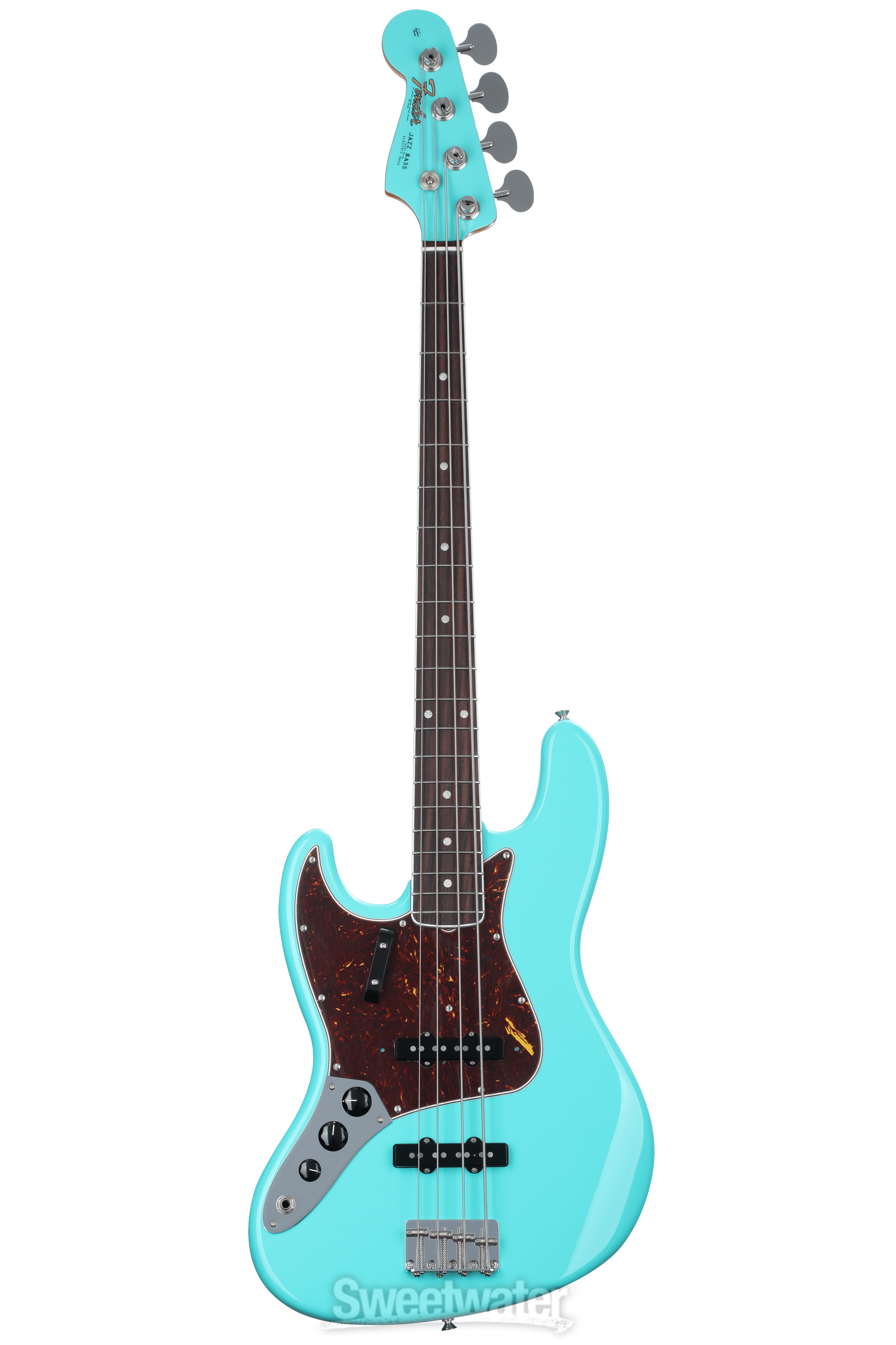 Fender American Vintage II 1966 Left-handed Jazz Bass - Seafoam Green