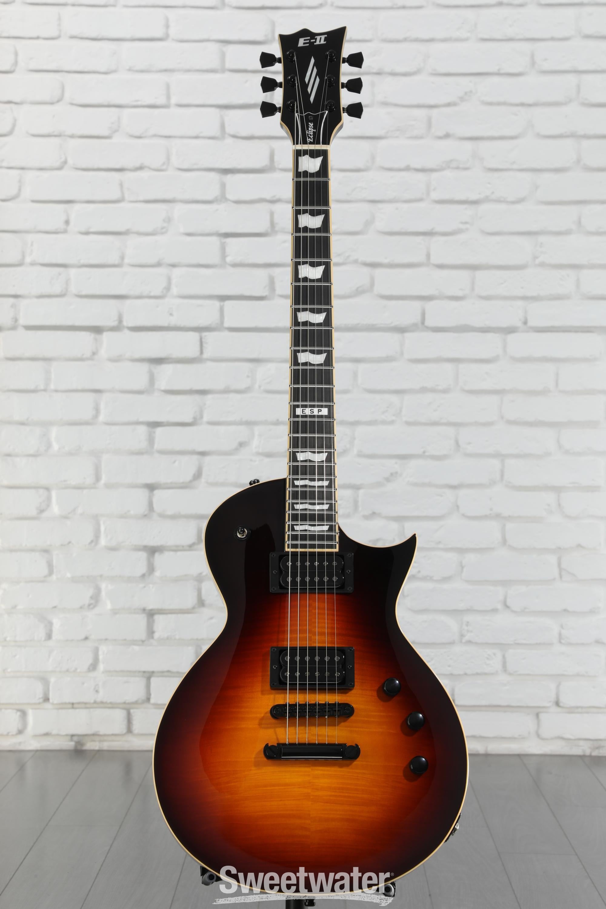 ESP E-II Eclipse Full Thickness Electric Guitar - Tobacco