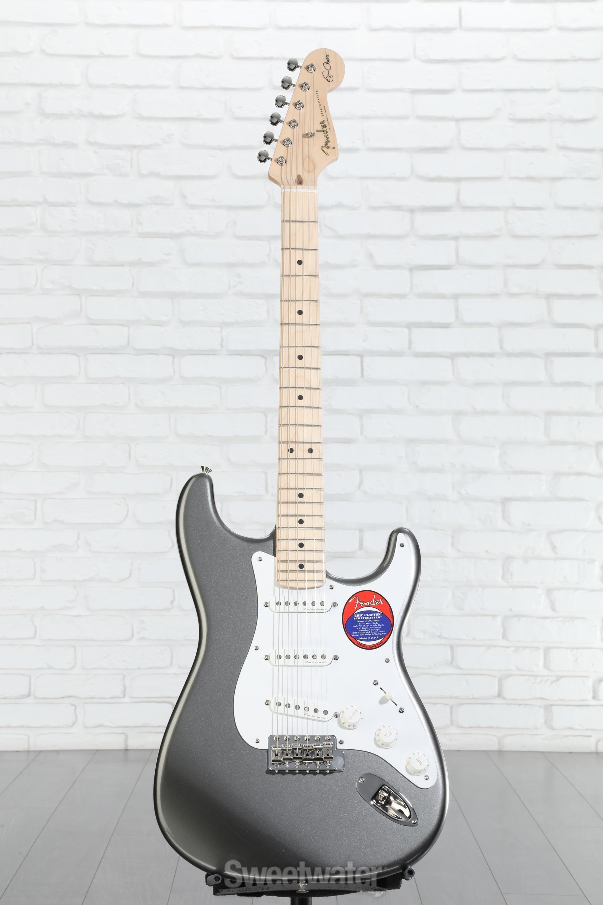 ギター Fender Eric Clapton Stratocaster Pewter Fender Eric Clapton Stratocaster - Pewter with Maple
