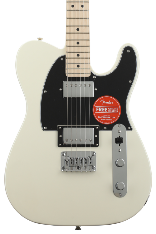 Squier Contemporary Telecaster HH - Pearl White | Sweetwater