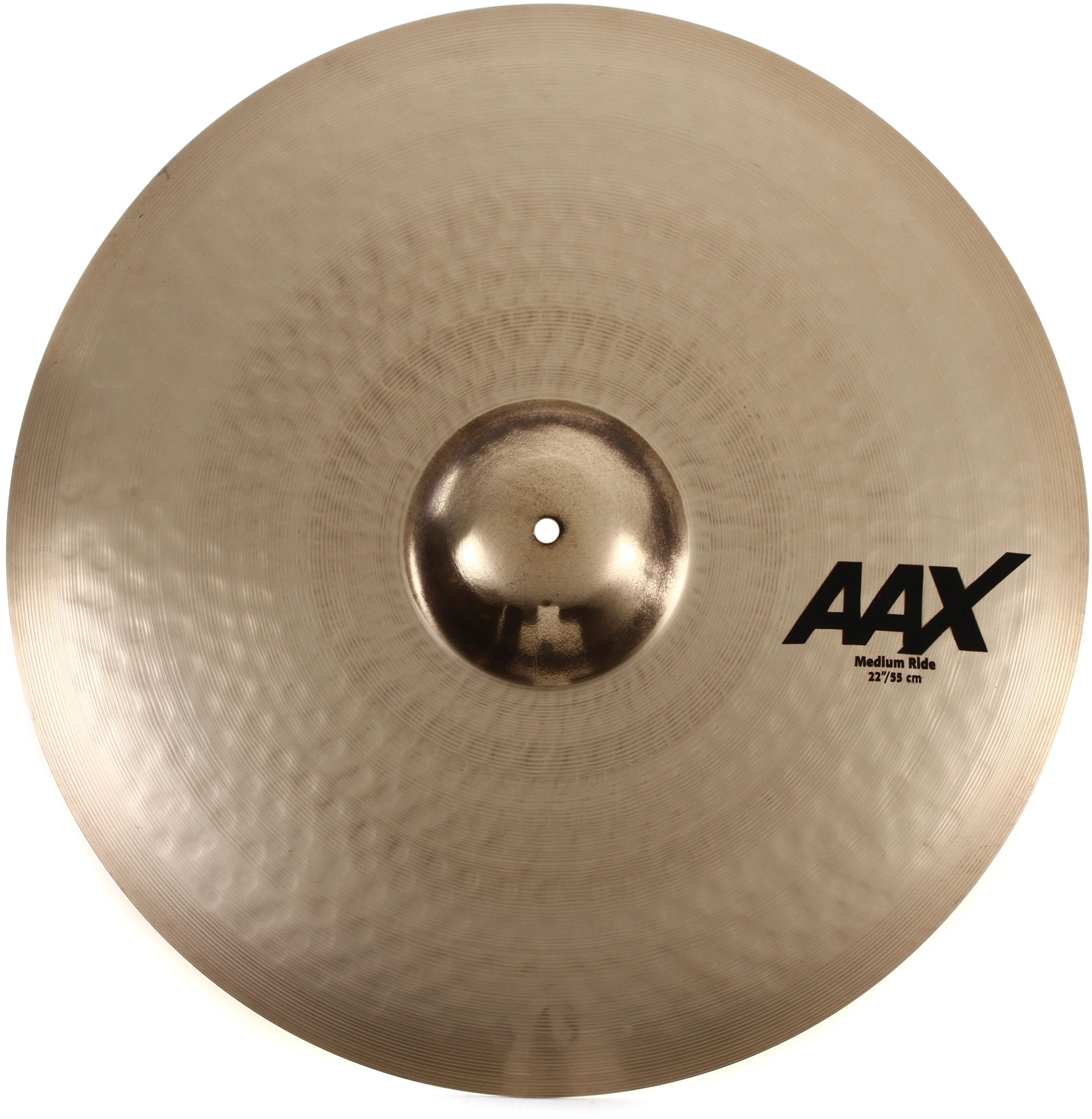Sabian 22 inch AAX Medium Ride Cymbal - Brilliant Finish