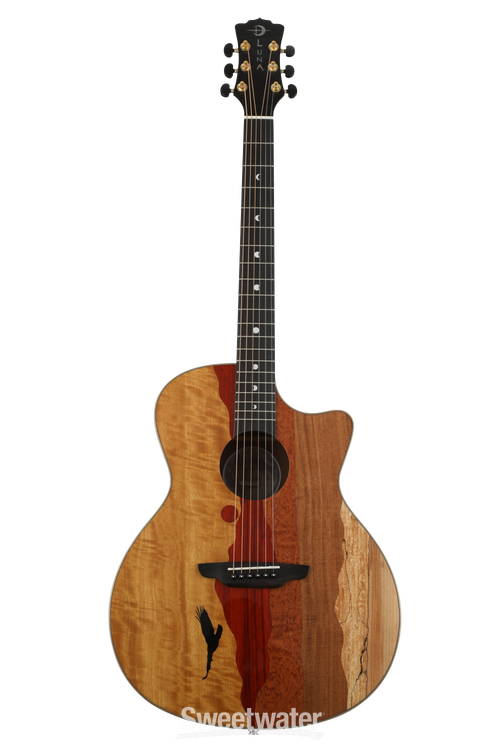 Luna Vista Eagle Acoustic-electric Guitar - Gloss Natural