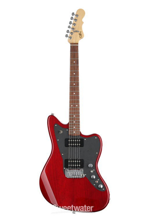 G&L CLF Research Doheny V12 Electric Guitar - Clear Red | Sweetwater