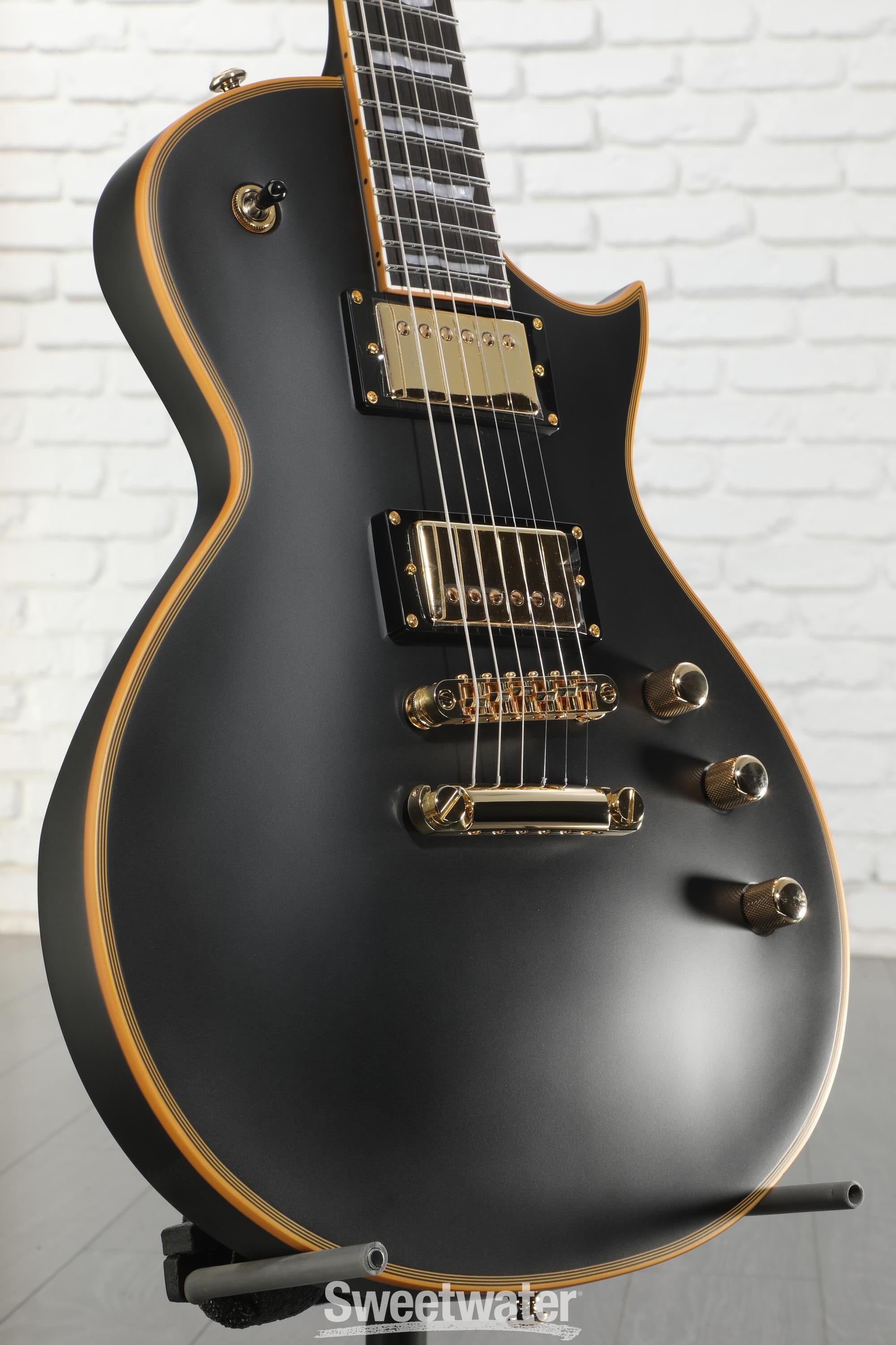 ESP LTD EC-1000 Duncan Electric Guitar - Vintage Black | Sweetwater