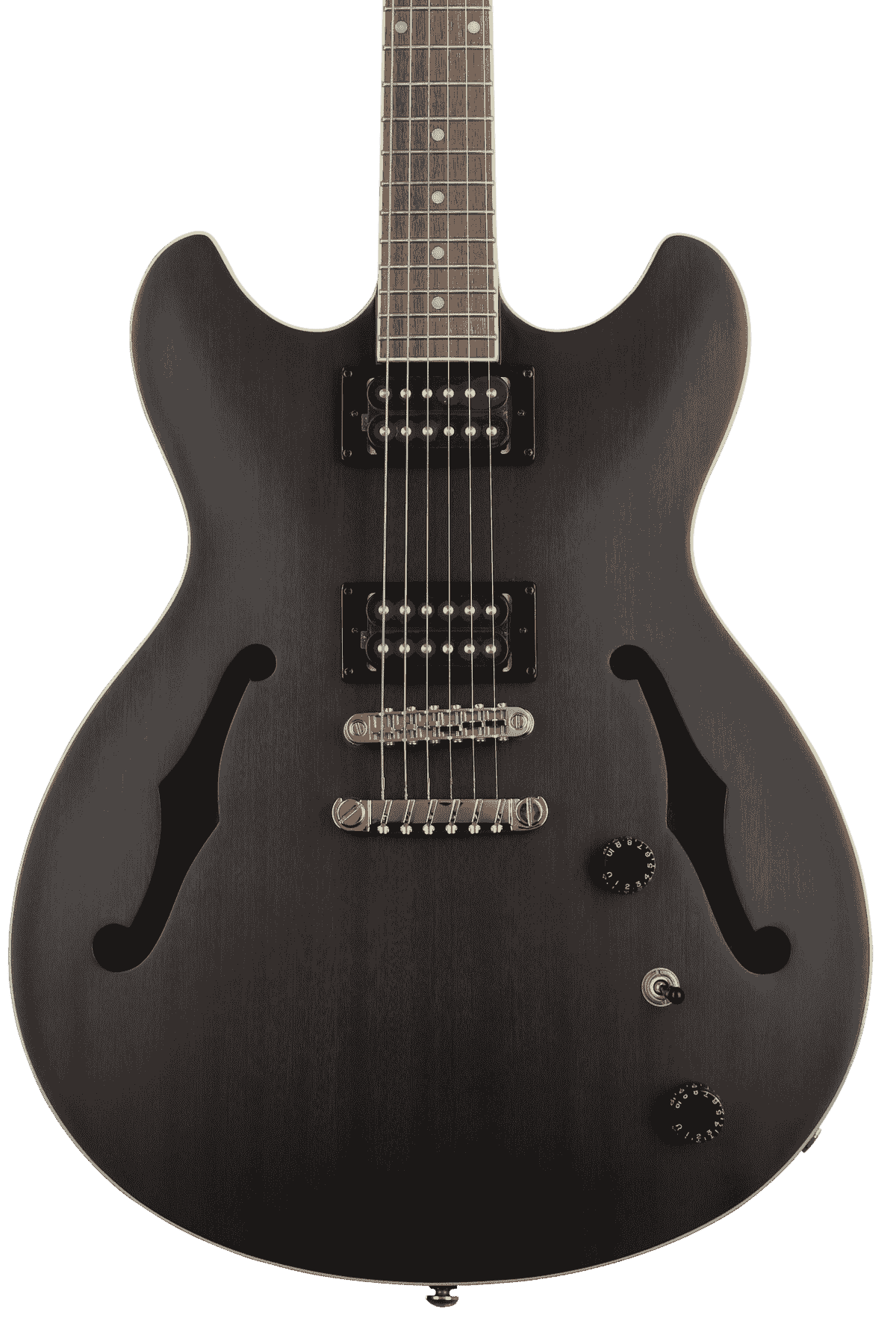 【hamm3】Ibanez AS53 TKF Ibanez Artcore AS53 - Transparent Black Flat | Sweetwater