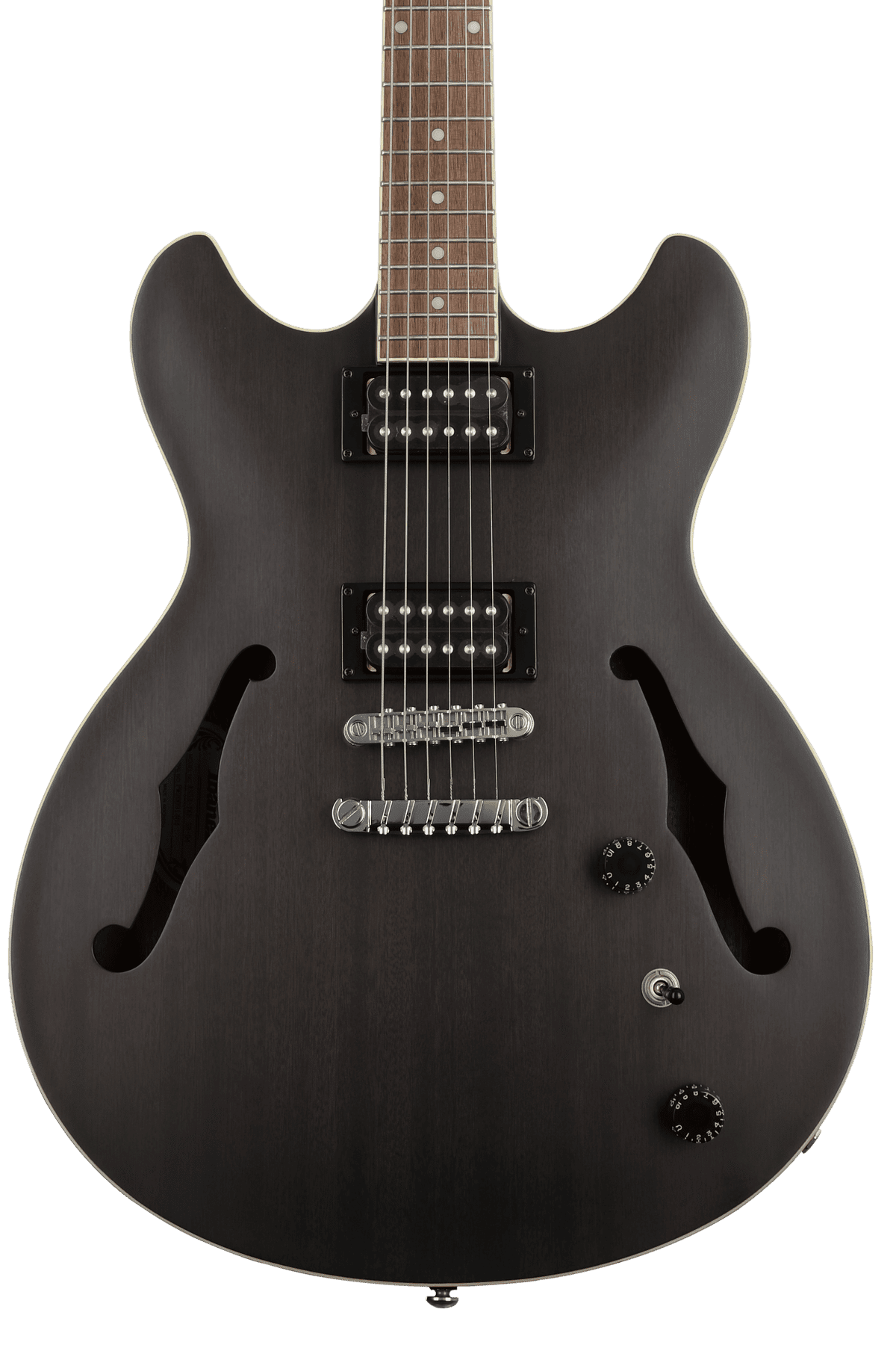 Ibanez Artcore AS53 - Transparent Black Flat | Sweetwater
