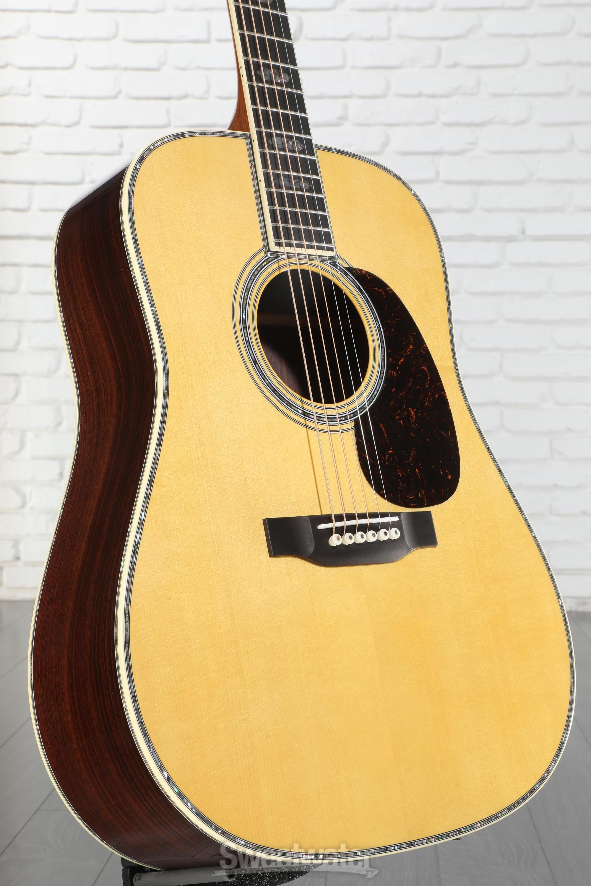 The MARTIN Ｄ-45 ｍore Platinum Martin D-45 Modern Deluxe Acoustic Guitar Natural