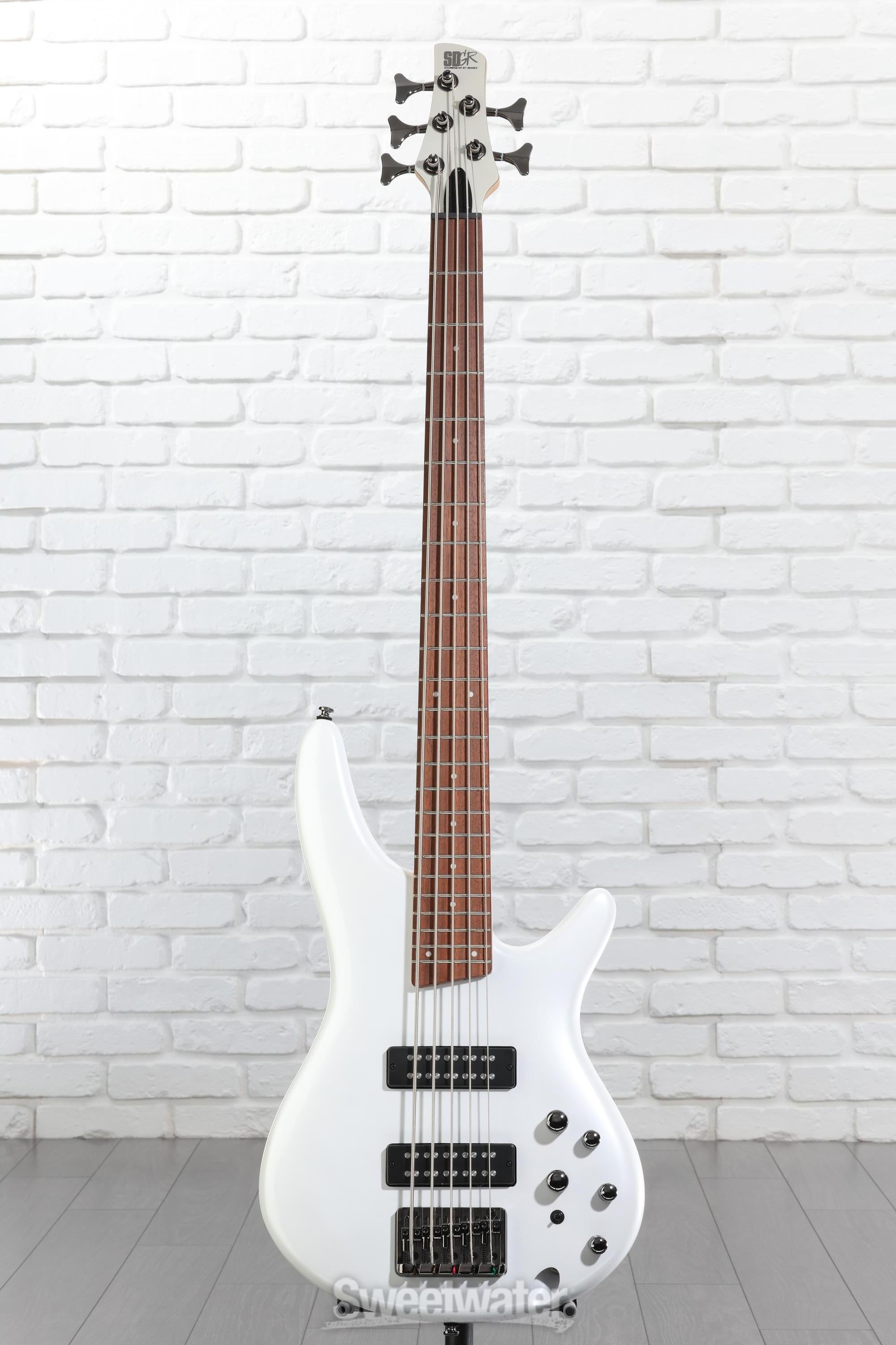 Ibanez Standard SR305E 5-string Bass Guitar - Pearl White | Sweetwater