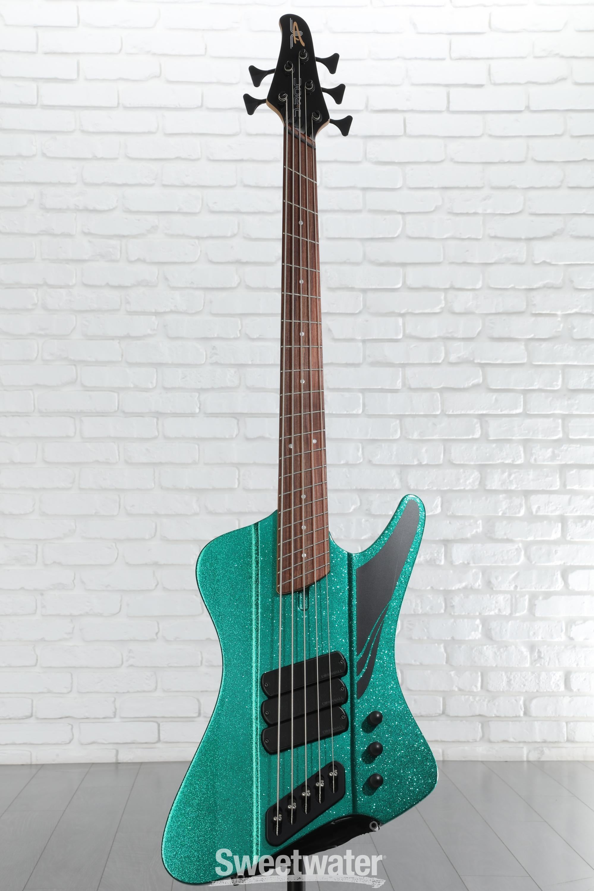 Dingwall Guitars D-Roc 5-string Electric Bass Guitar - Aquamarine Metalflake