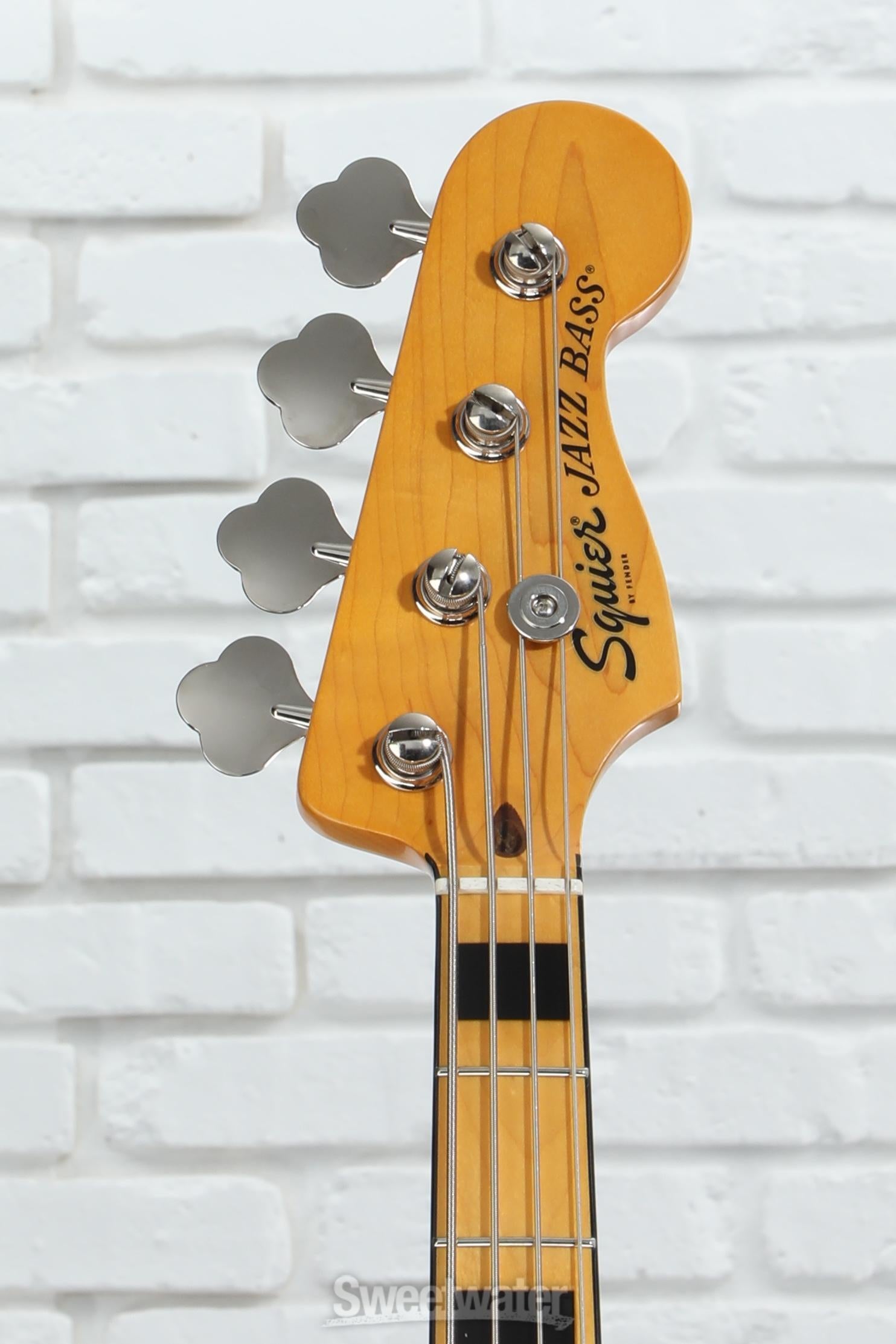 新品級 squier classic vibe '70s jazz bass Squier Classic Vibe '70s Jazz Bass Maple Fingerboard Black