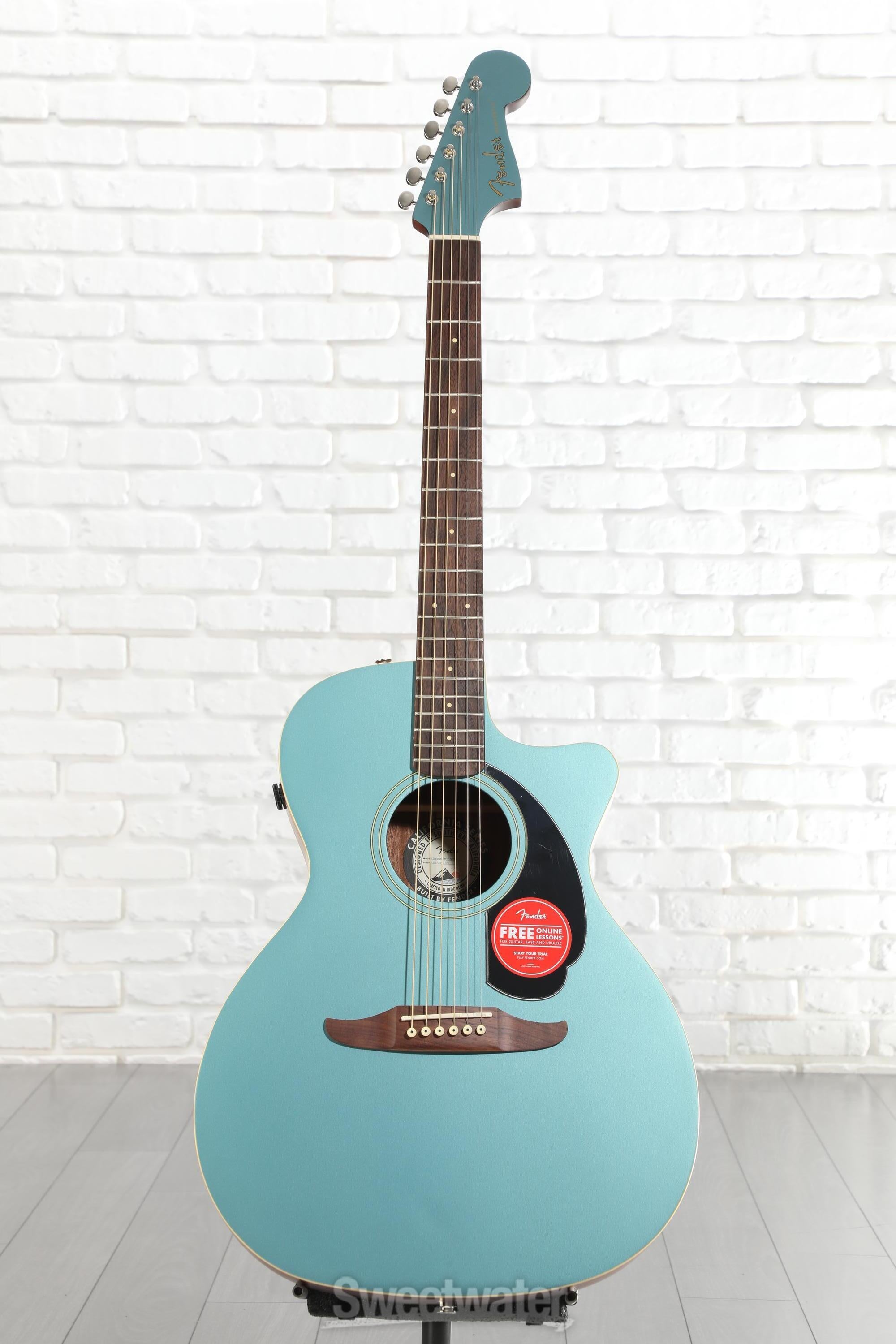 Fender Newporter Player Acoustic-electric Guitar - Tidepool