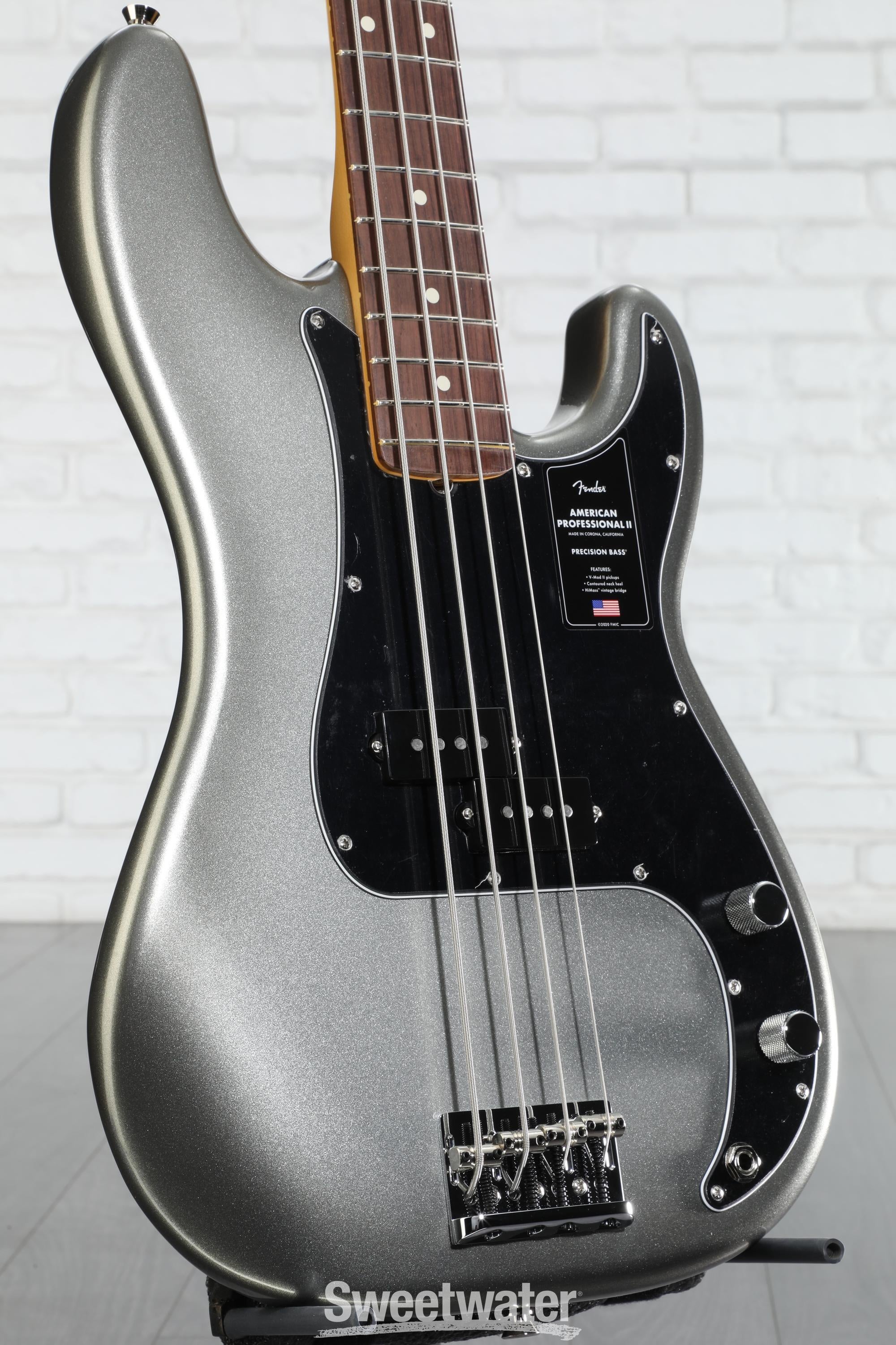 Fender American Professional II Precision Bass - Mercury with
