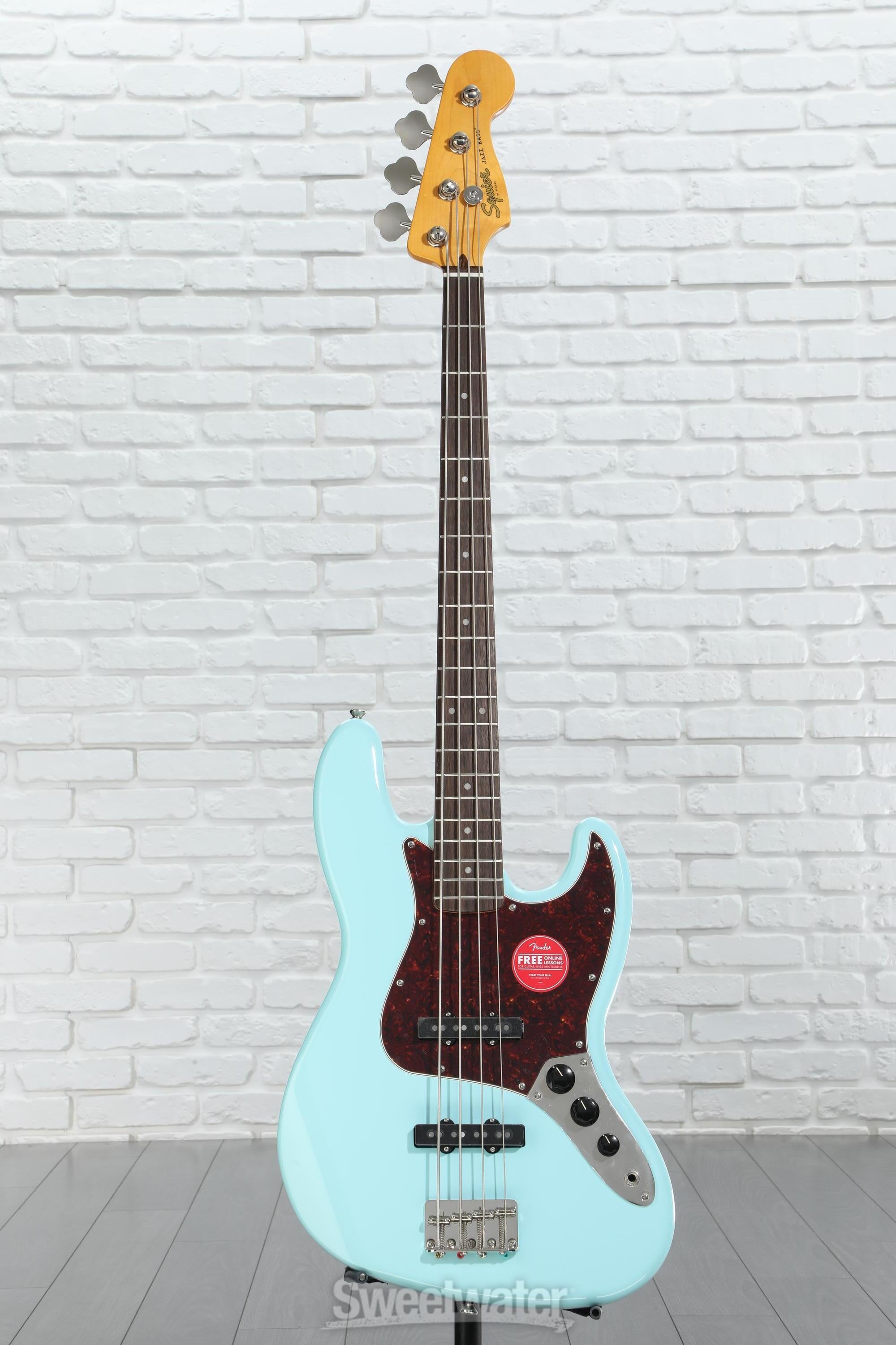 Squier Classic Vibe '60s Jazz Bass - Daphne Blue | Sweetwater