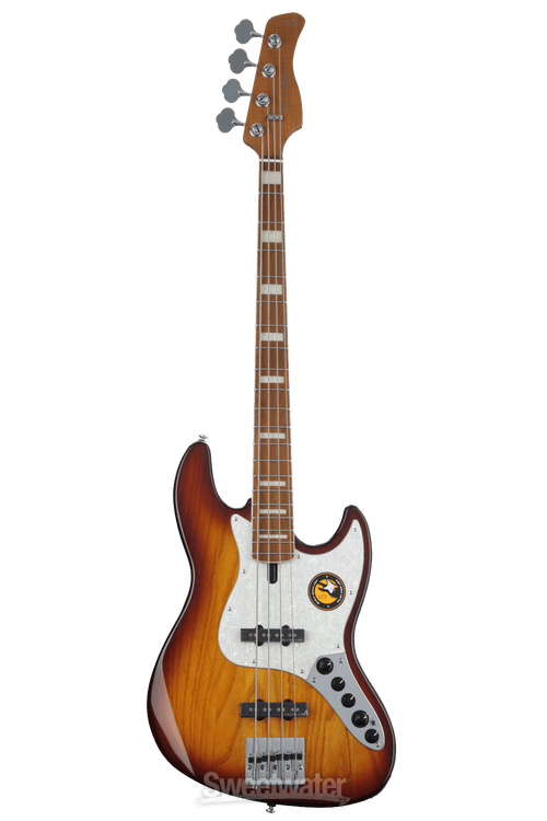 Sire Marcus Miller V8 Basse Électrique 4 Cordes Avec Housse, Blond