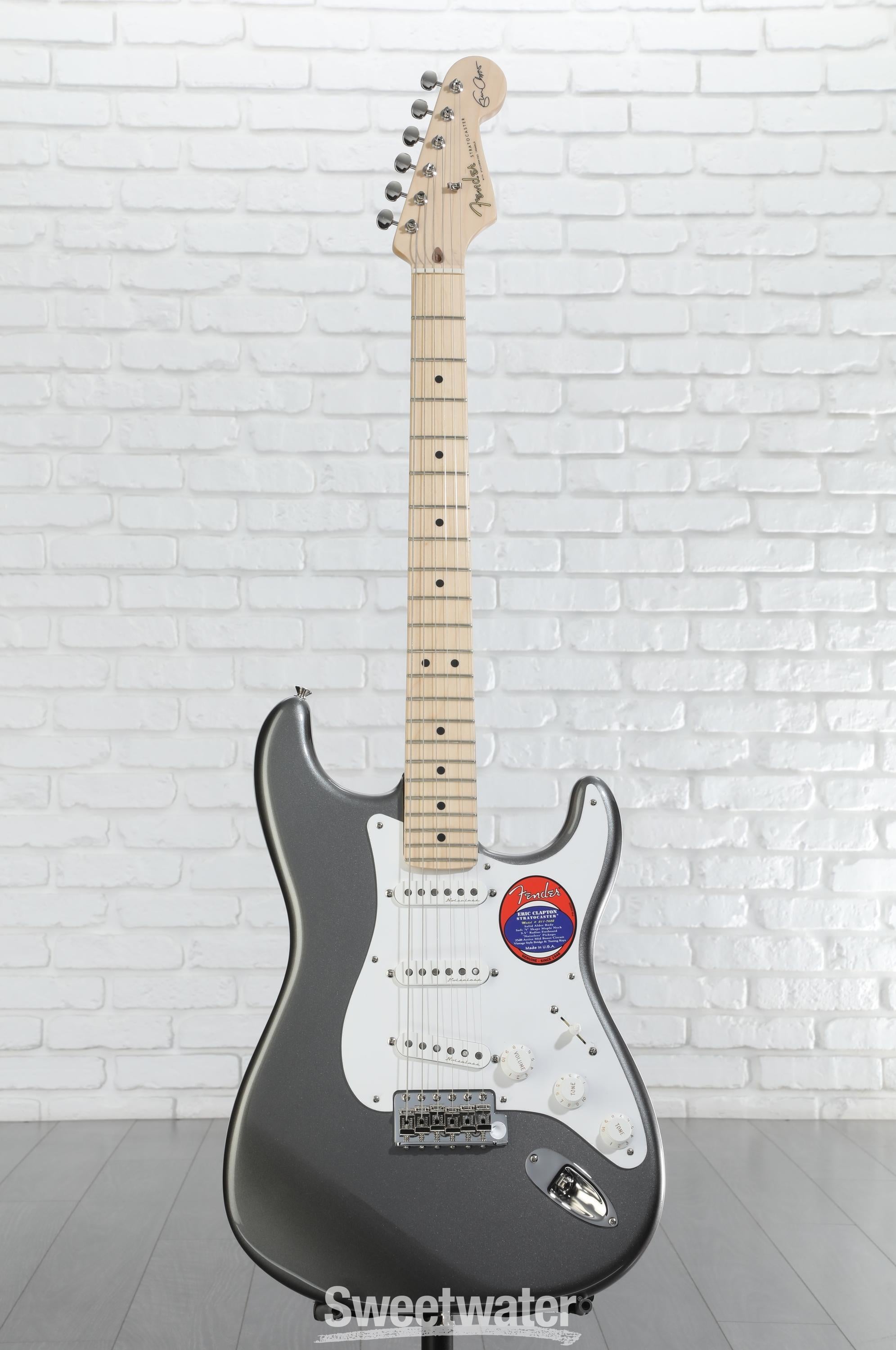 激安通販新作 Stratocaster Clapton Eric Fender - Maple with Pewter ギター