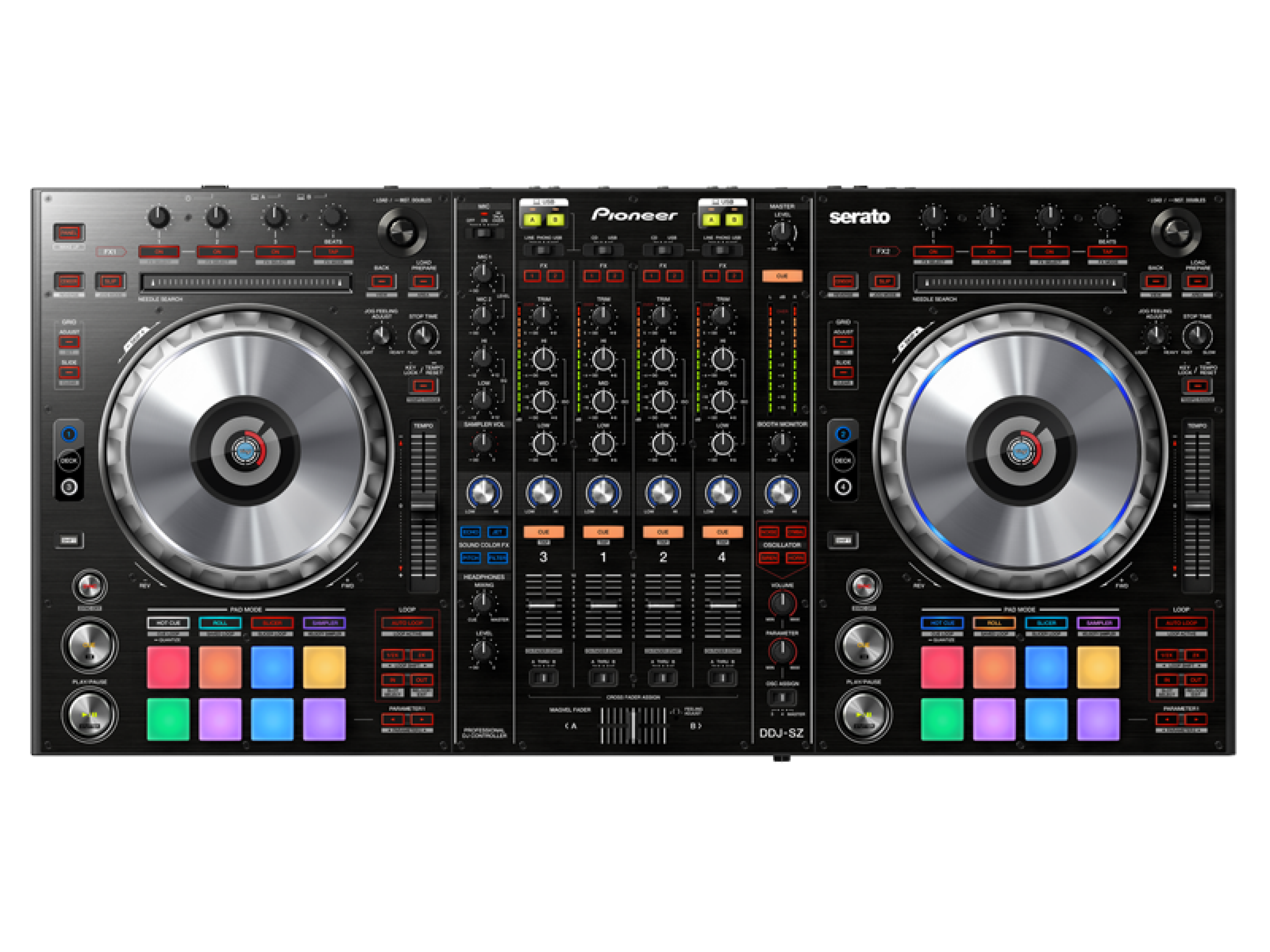 【希少】PIONEER DDJ-SZ DJコントローラー serato Pioneer DJ DDJ-SZ 4-deck Serato DJ Controller | Sweetwater