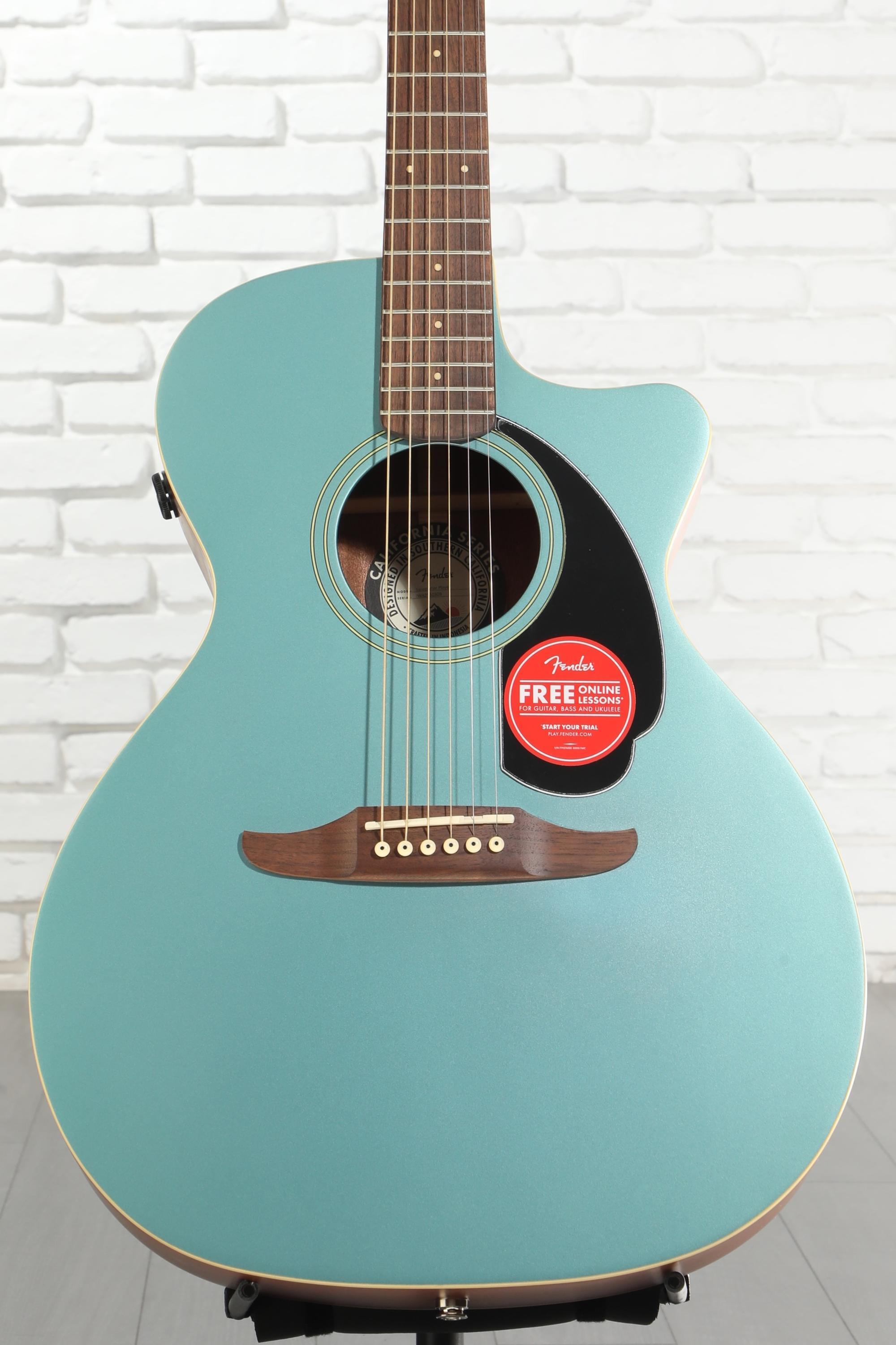 Fender Newporter Player Acoustic-electric Guitar - Tidepool