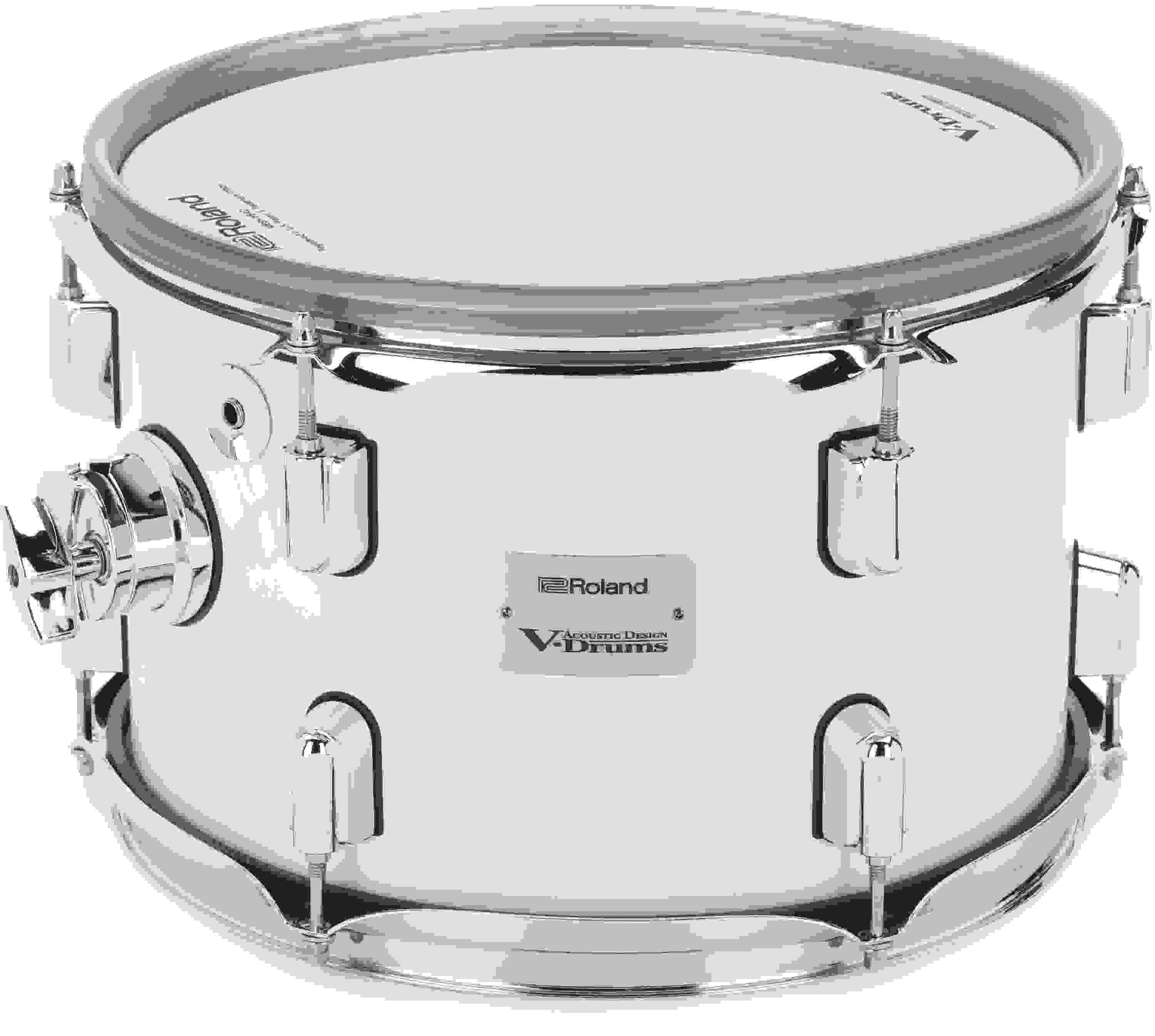 Roland PDA120 V-Drums Acoustic Design 12 x 8 inch Tom Pad - Pearl White