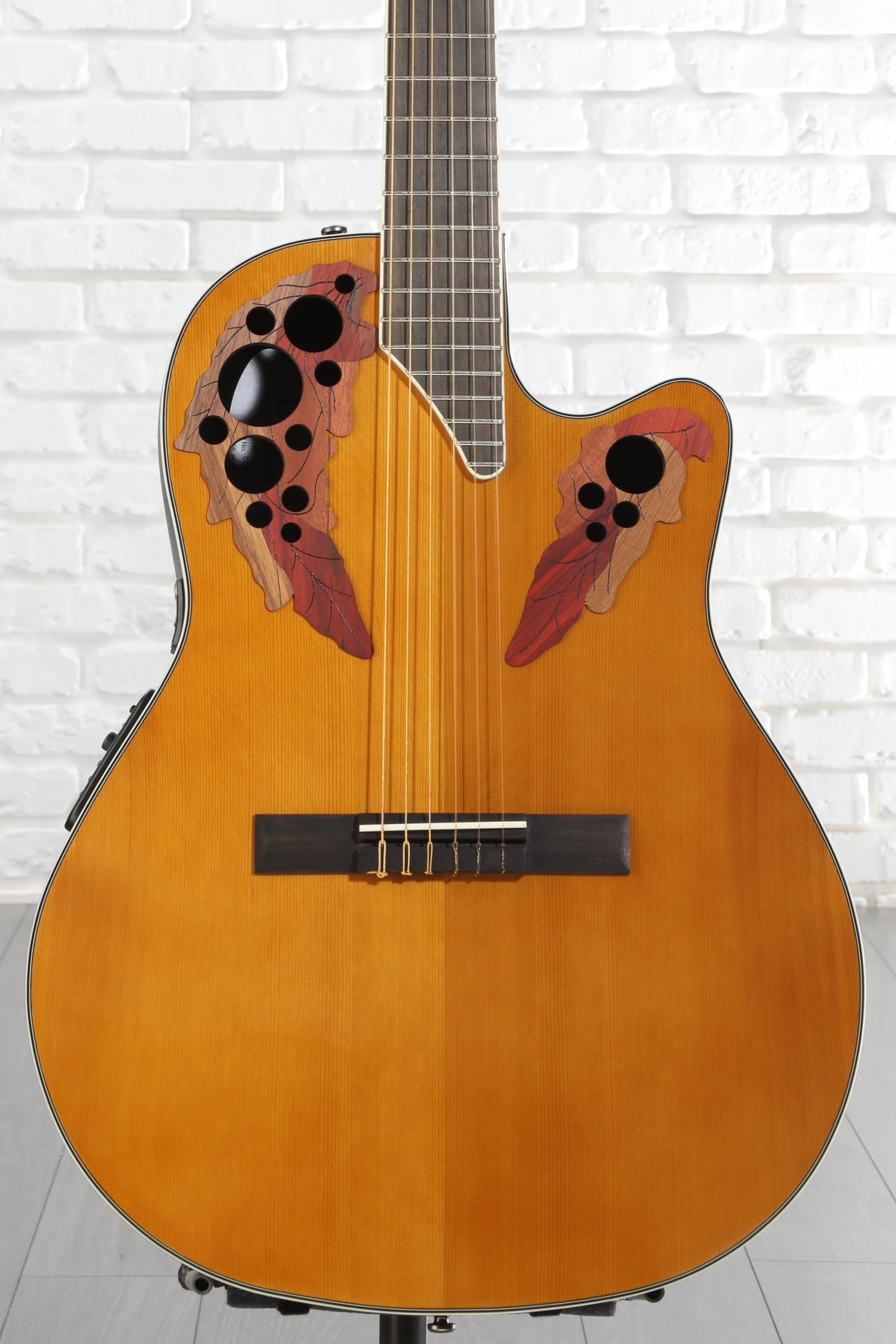 OVATION seleblety 難有りジャンク品！ Ovation Celebrity Elite CE44C-4A Mid-depth Classical - Natural
