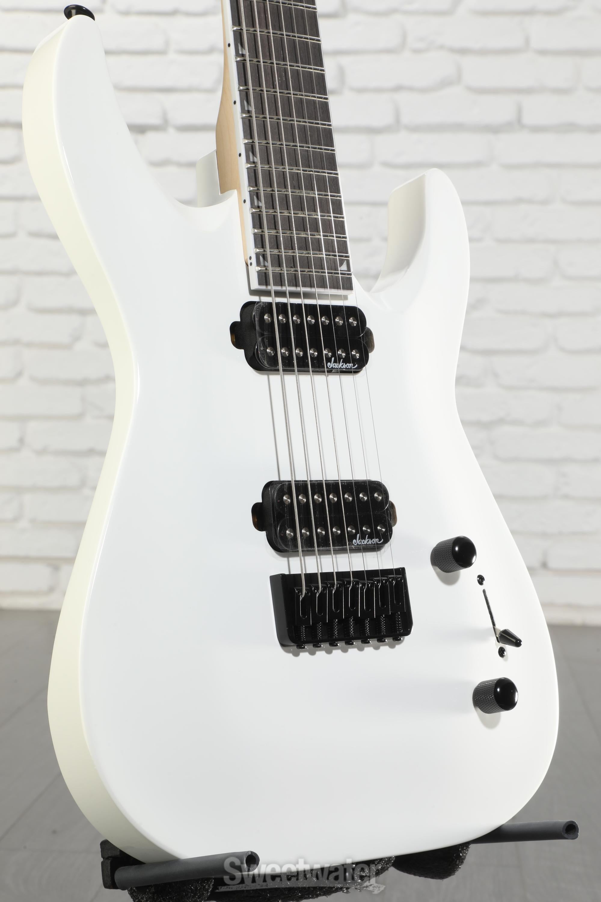 Jackson エレキギター ホワイト　7弦 Jackson Dinky Arch Top JS32-7 DKA HT - Snow White | Sweetwater