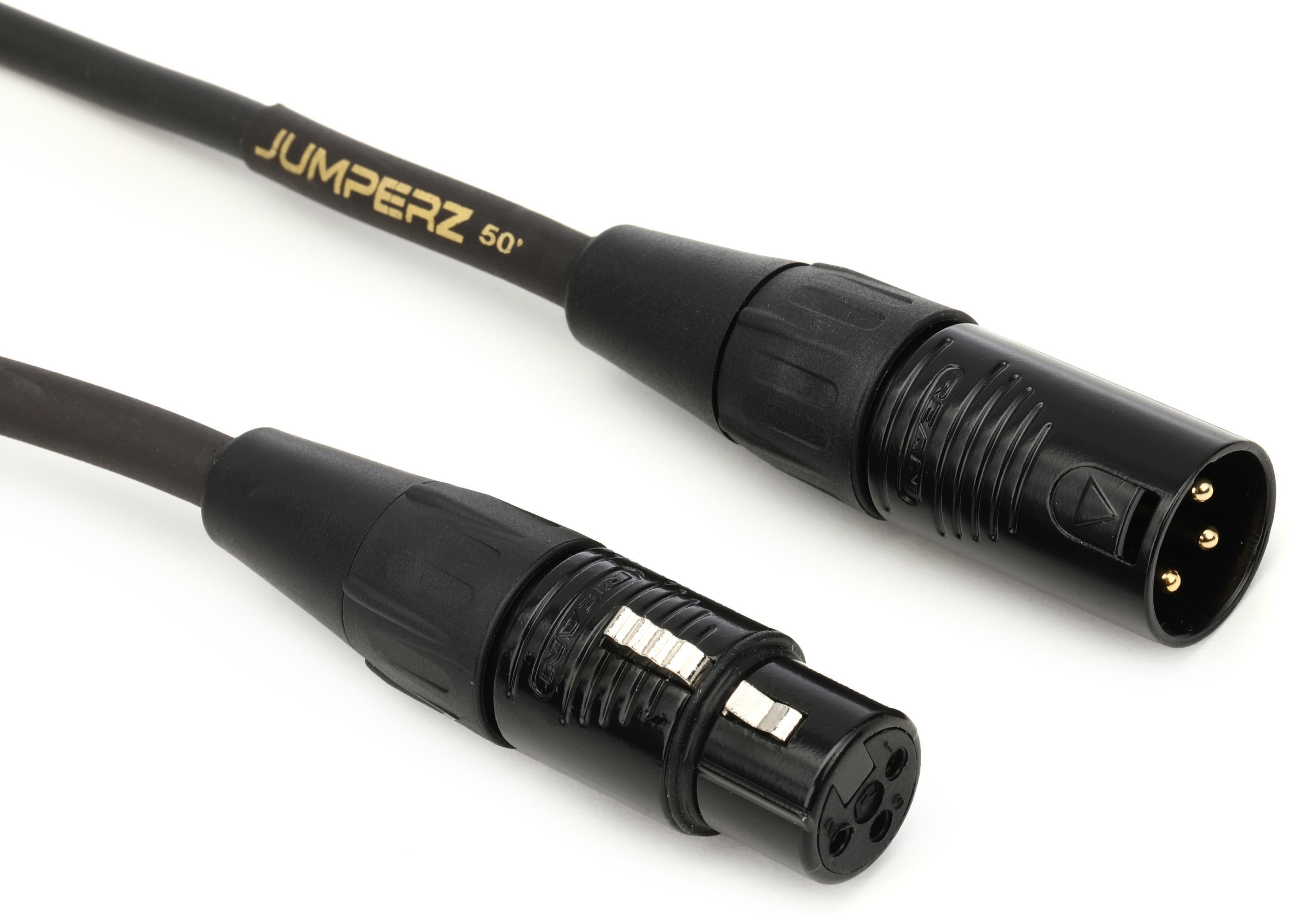 Photo of JUMPERZ JGM-50 Gold Microphone Cable - 50 foot