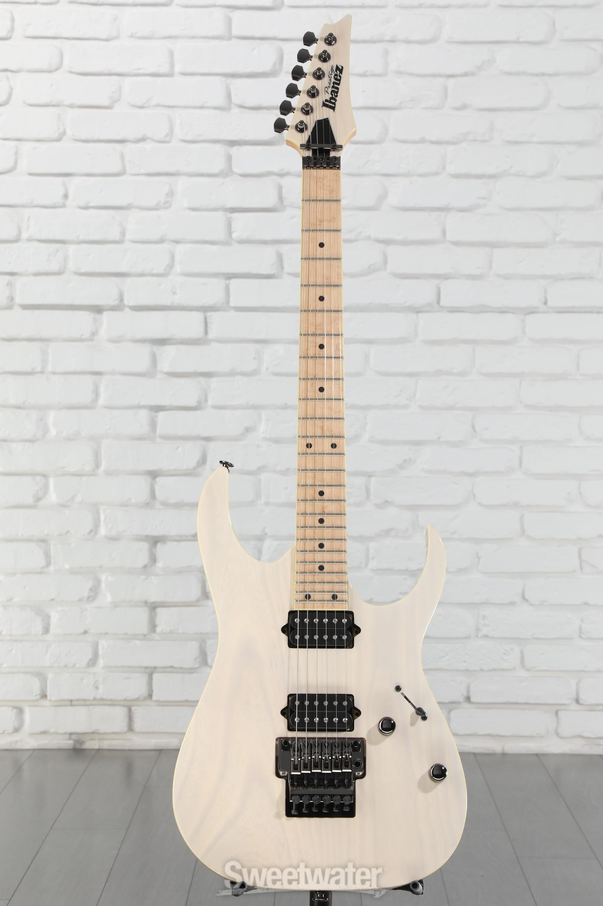 Ibanez Prestige RG652AHM - Antique White Blonde Reviews | Sweetwater