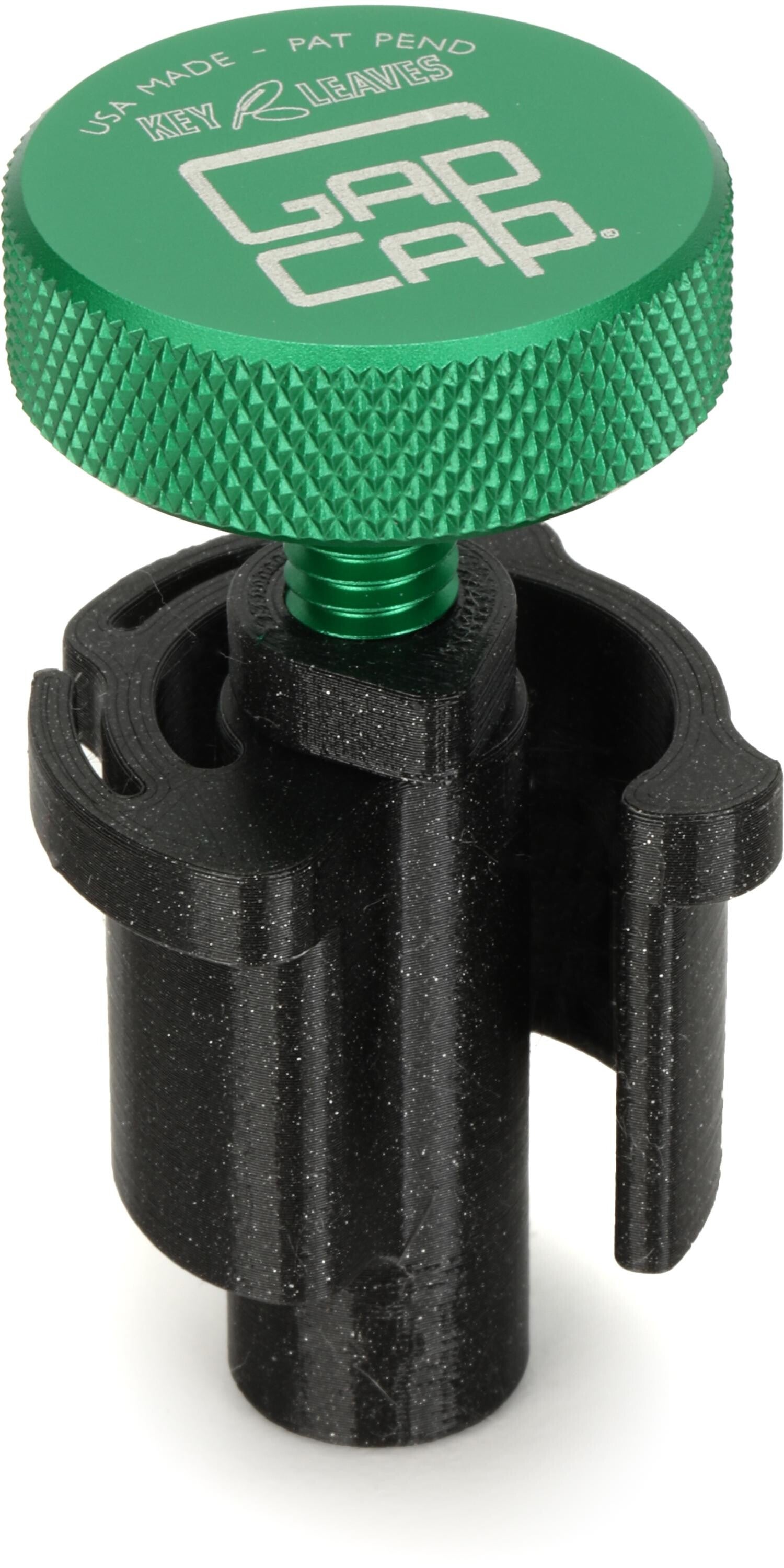 Bundled Item: Key Leaves GapCap Tenor Saxophone End Cap - Green Emerald