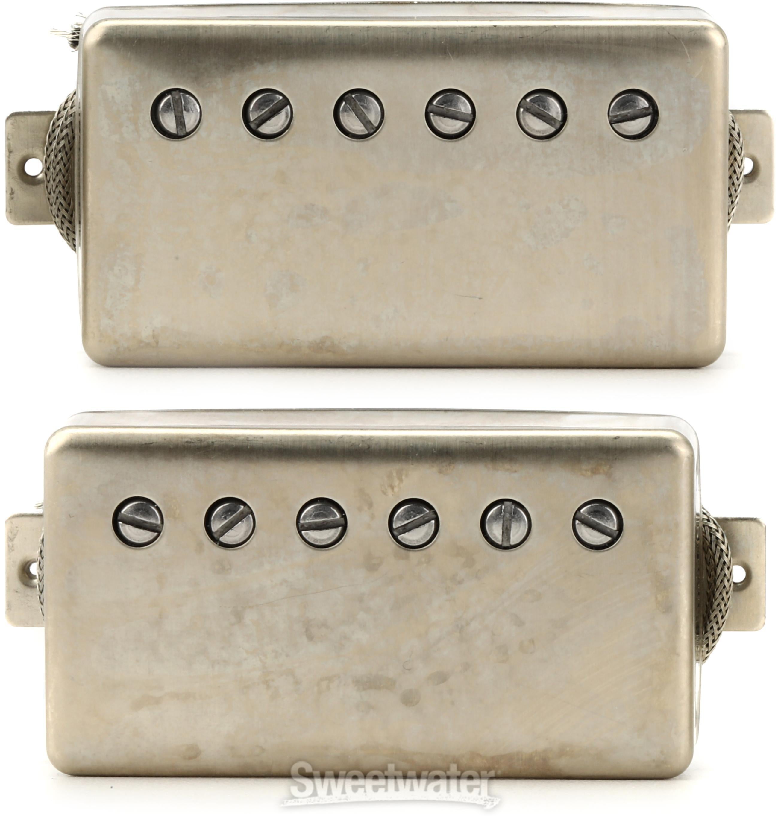 Seymour Duncan Slash 2.0 Humbucker Pickup Set - Raw Nickel Cover