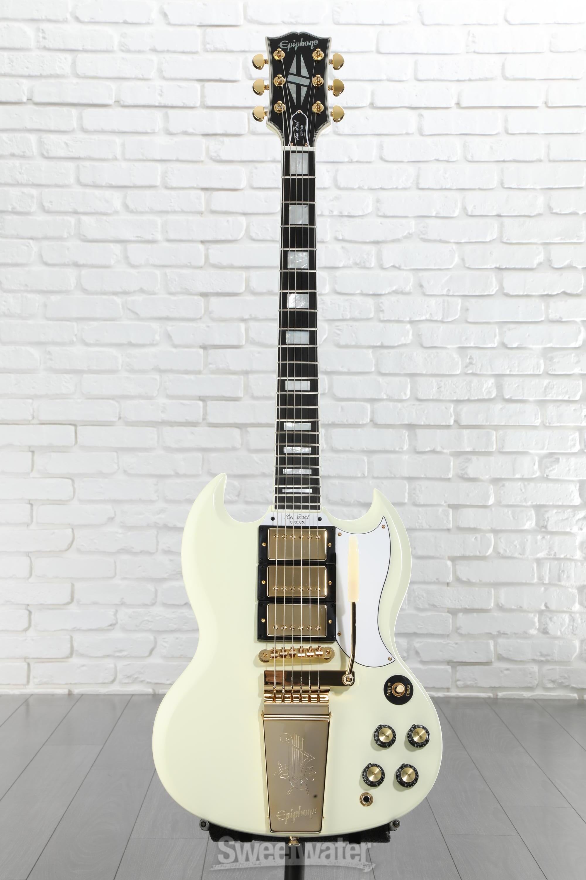 Epiphone 1963 SG Custom Electric Guitar - Classic White VOS