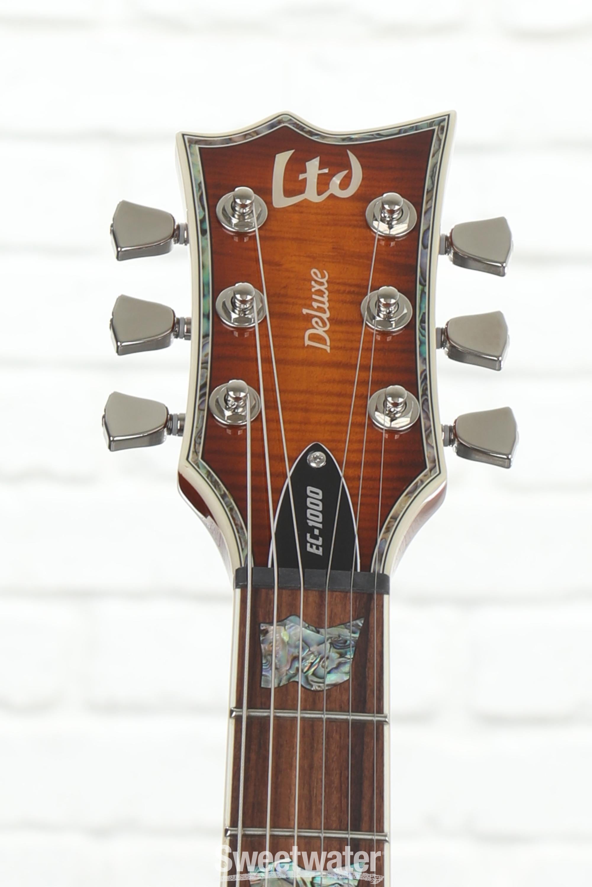 ESP LTD Viper-1000 QM - See Thru Purple Sunburst