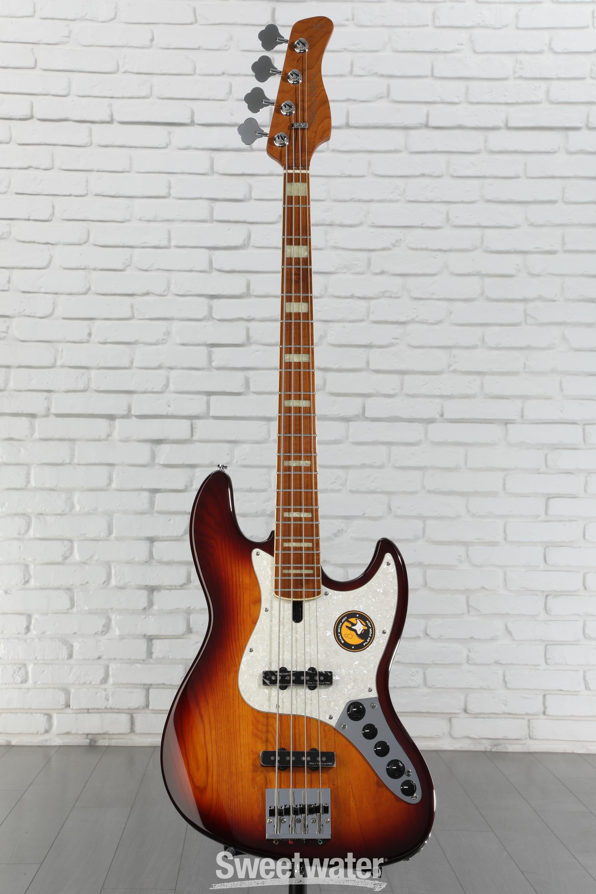 Sire Marcus Miller V8 4-string Bass Guitar - Tobacco Sunburst