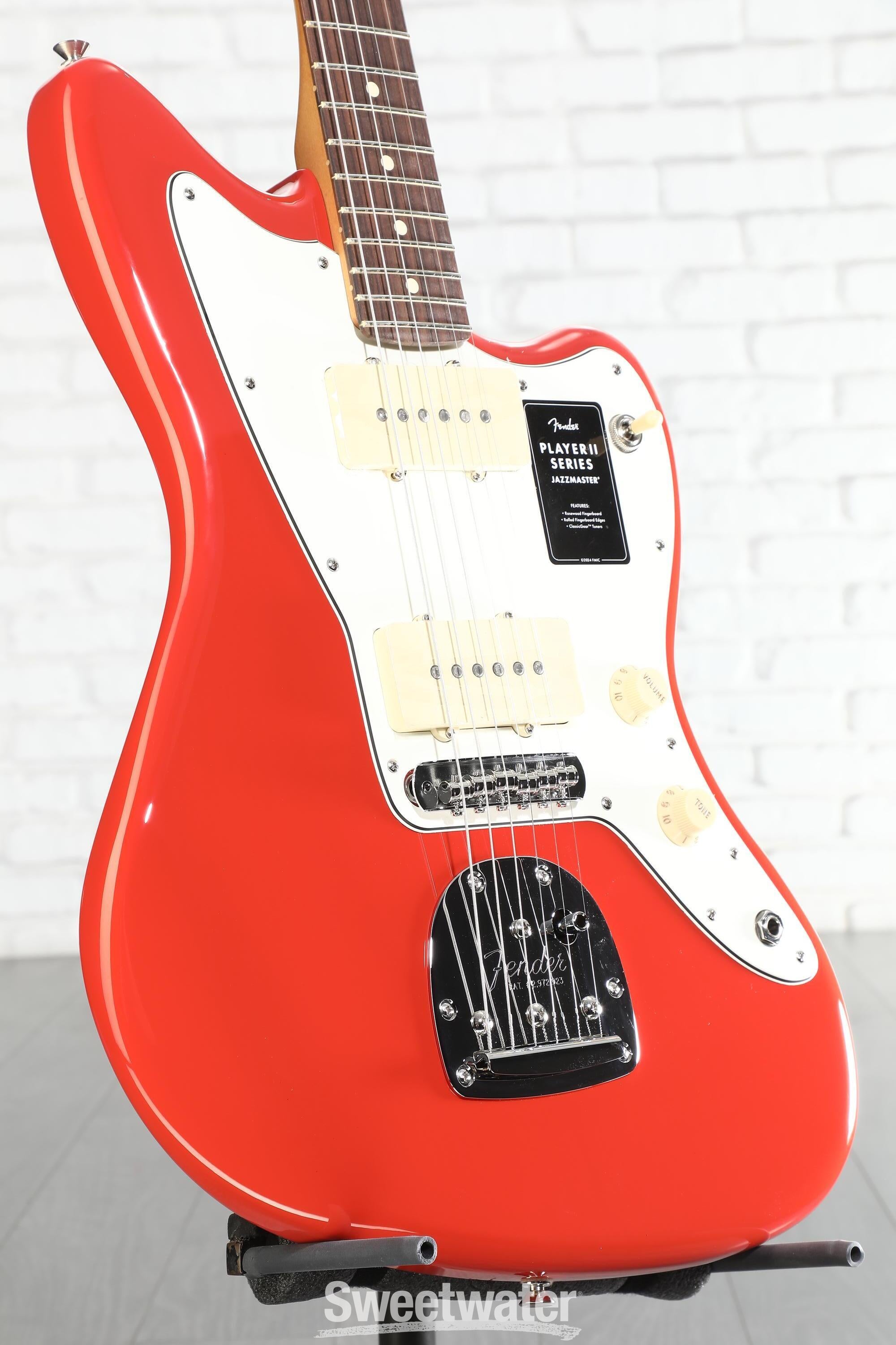 Fender Player II Jazzmaster Electric Guitar - Coral Red | Sweetwater