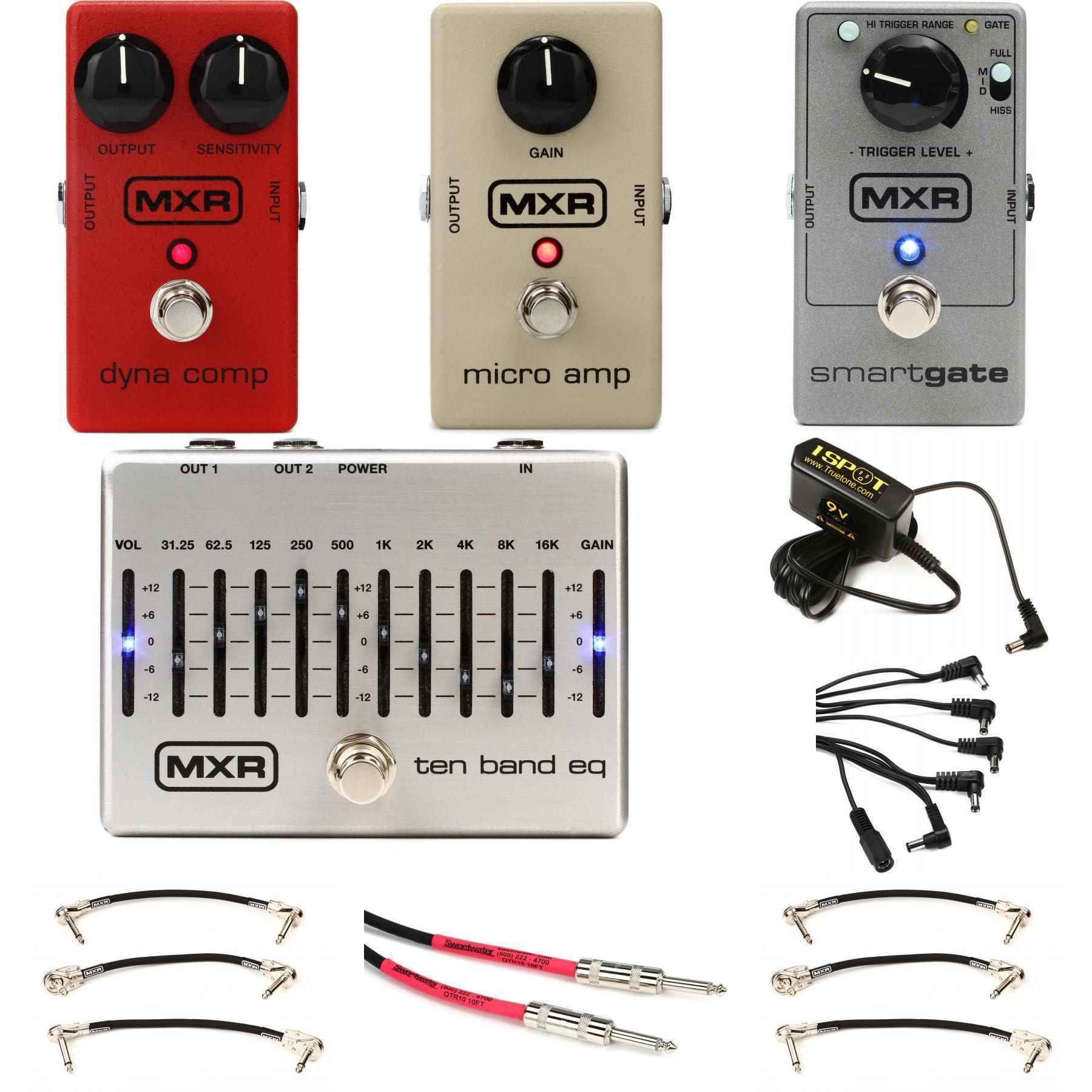 MXR Tone Control Pedal Pack with Power Supply | Sweetwater